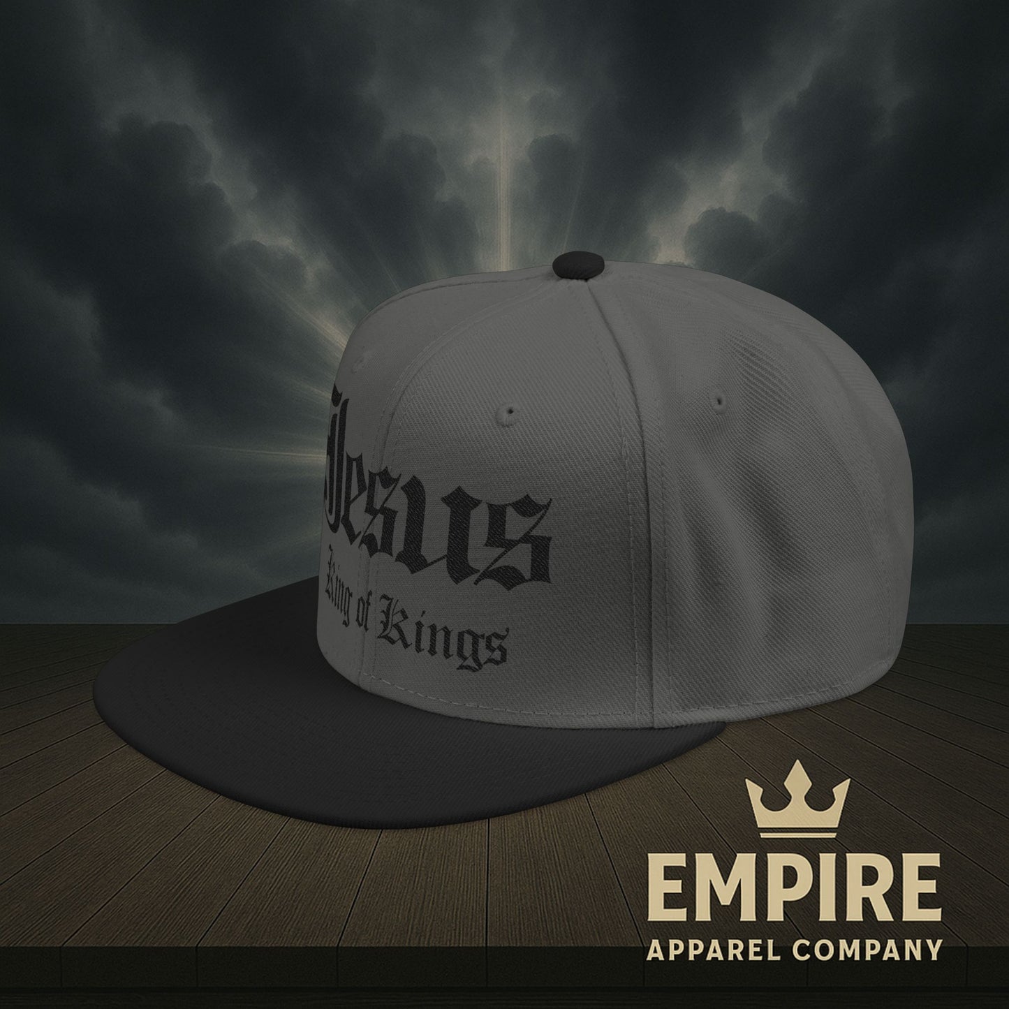 Snapback Jesus King of Kings Embroidered Hat