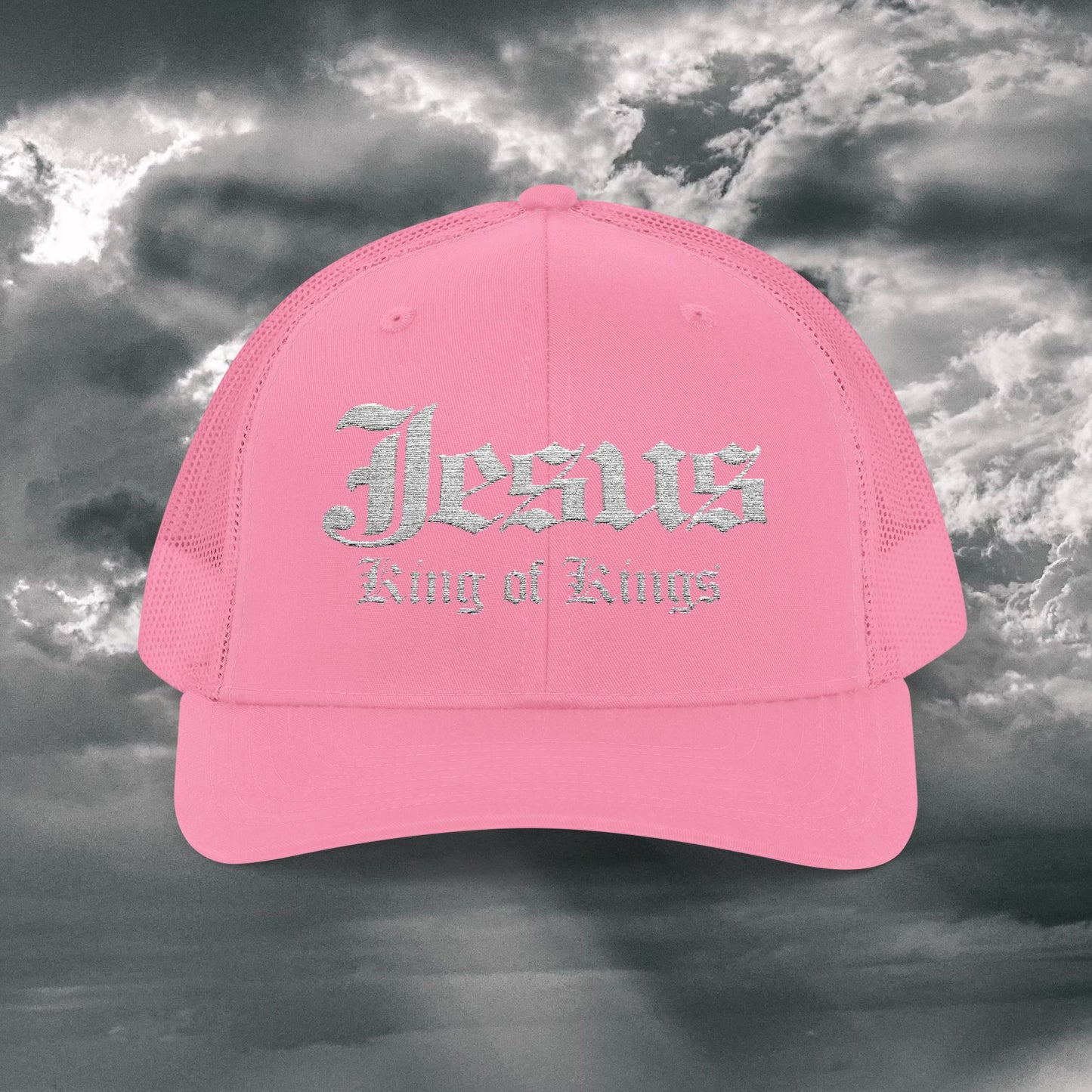 Jesus King of Kings Snapback Trucker Cap