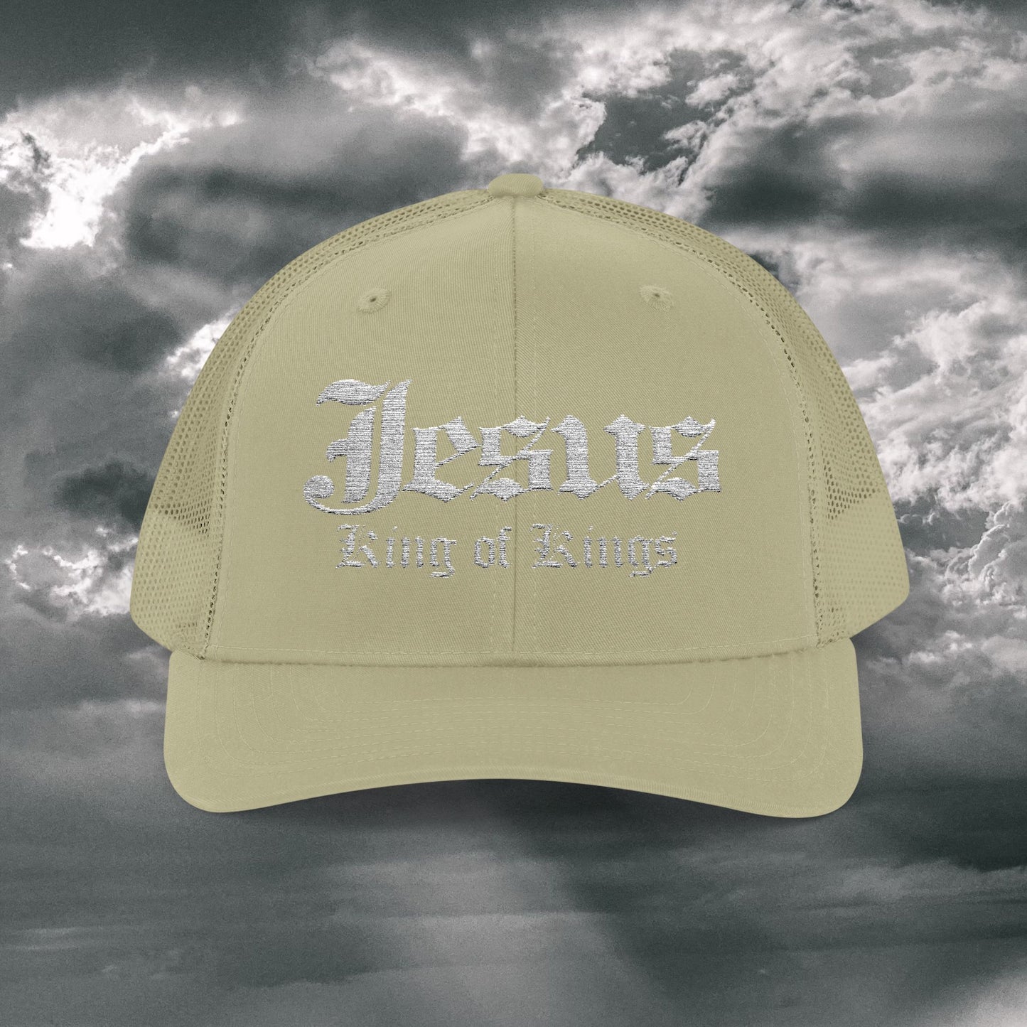 Jesus King of Kings Snapback Trucker Cap