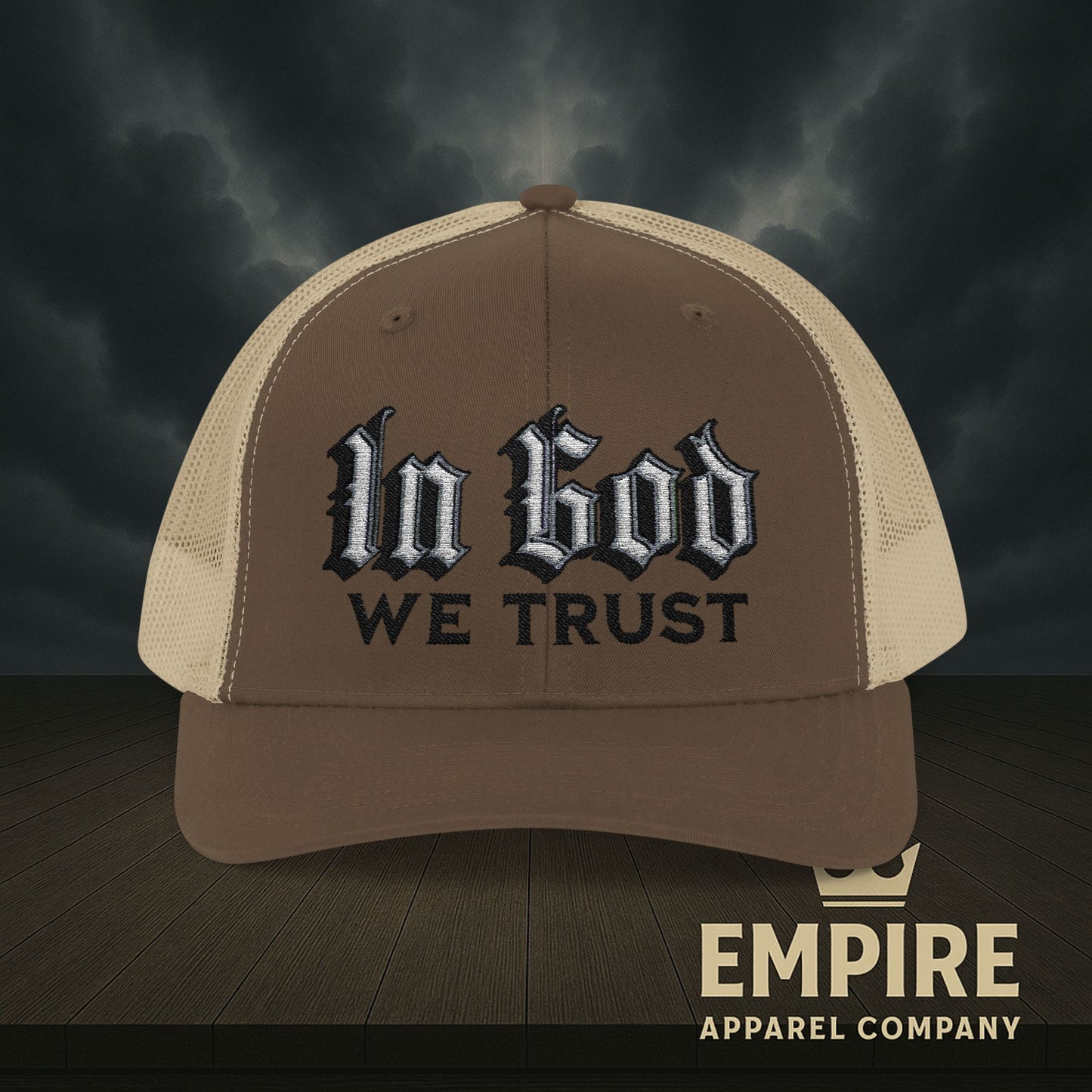 IN GOD WE TRUST" Snapback Trucker Hat | Patriotic Christian Hat