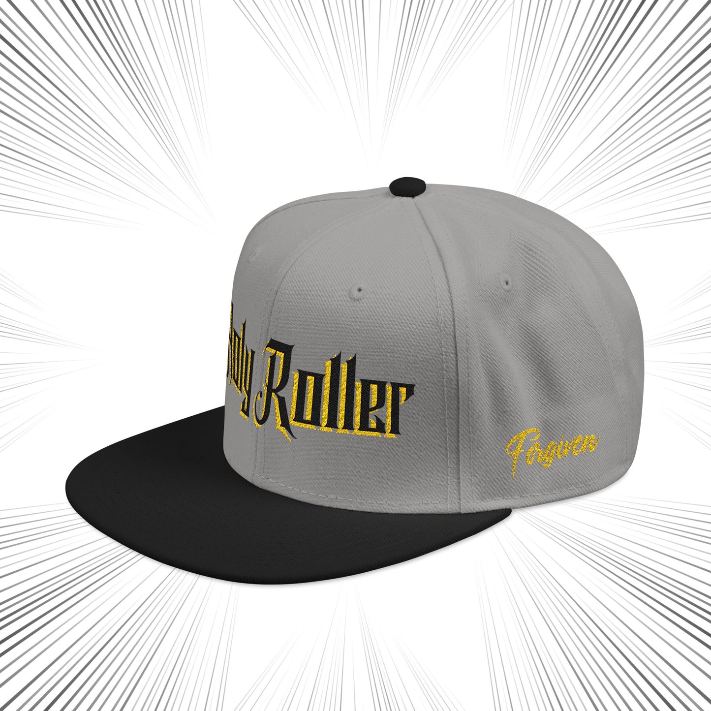 Holy Roller Embroidered Snapback Hat - Stylish & Unique Cap for Fashion Enthusiasts