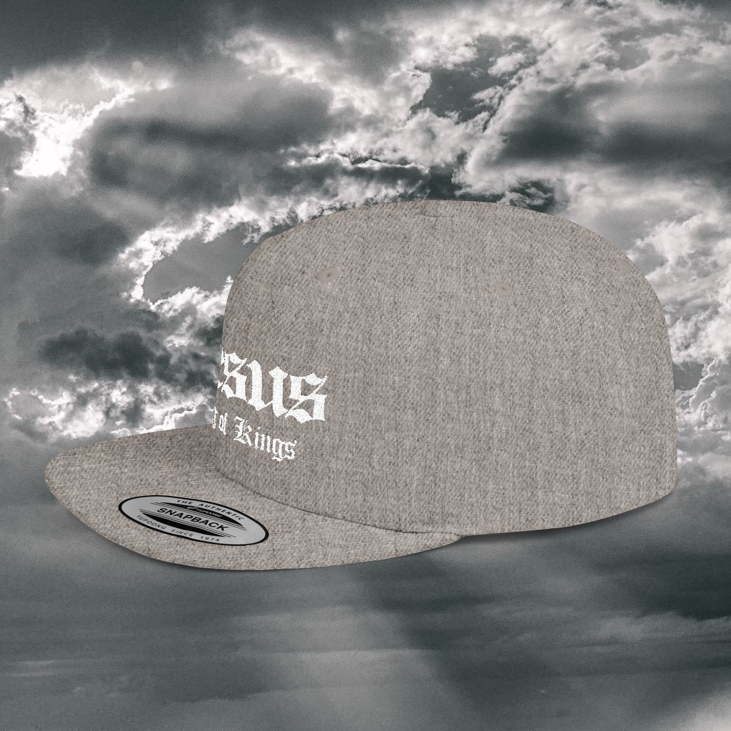 Jesus King of Kings Flat Bill Snapback Hat