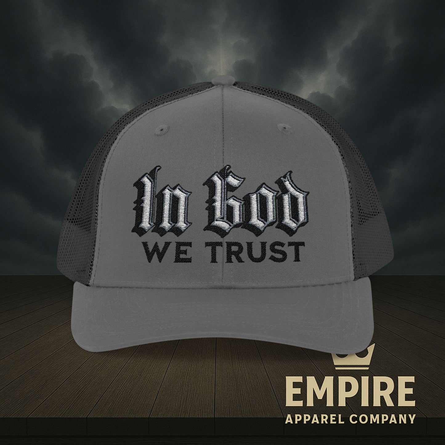 IN GOD WE TRUST" Snapback Trucker Hat | Patriotic Christian Hat