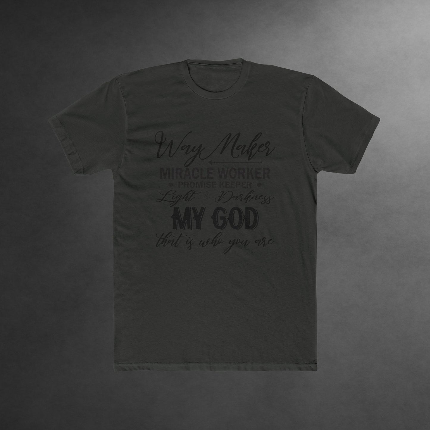 Way Maker T-Shirt - Inspirational Christian Tee | Unisex Everyday Religious Apparel, Faith-Based Bible Verse Shirt, Unisex Cotton Crew Tee,