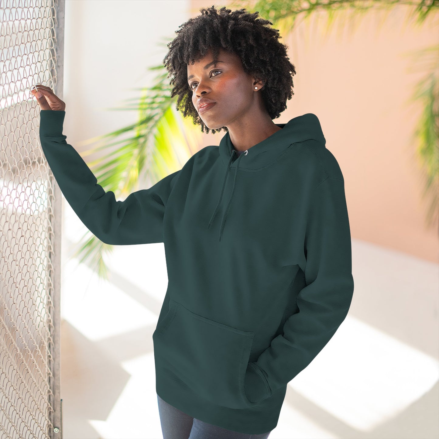 Child of God Three-Panel Fleece Hoodie, Christian Faith-Based Hoodie, Religious Embroidered Sweatshirt, Inspirational Gift for Believers