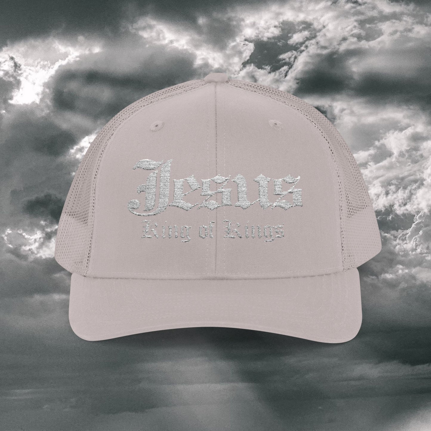 Jesus King of Kings Snapback Trucker Cap
