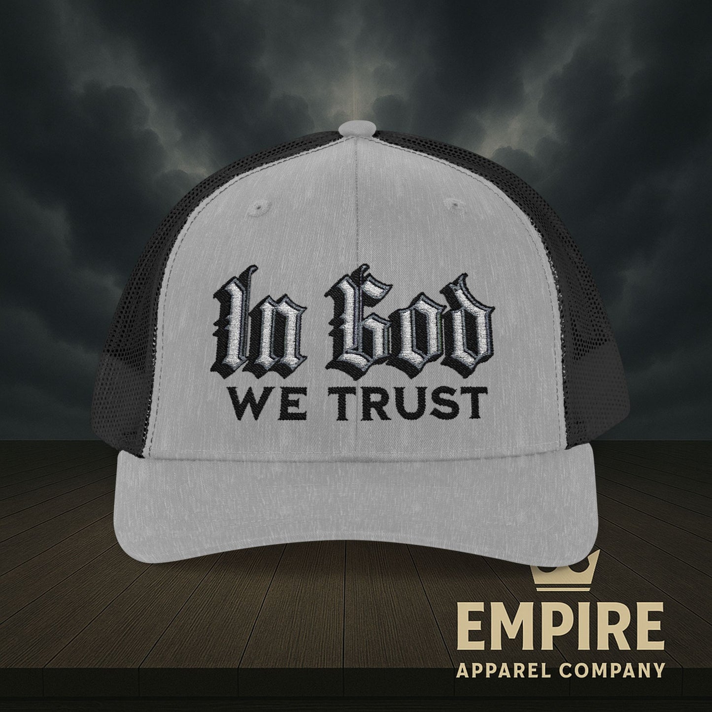 IN GOD WE TRUST" Snapback Trucker Hat | Patriotic Christian Hat