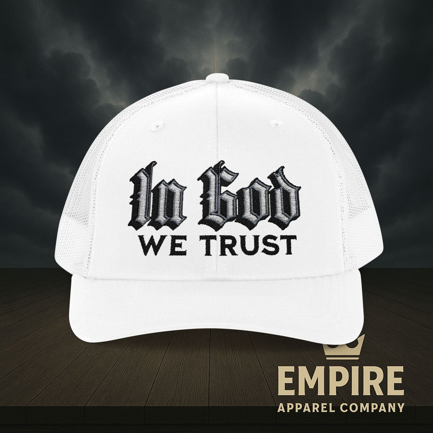 IN GOD WE TRUST" Snapback Trucker Hat | Patriotic Christian Hat