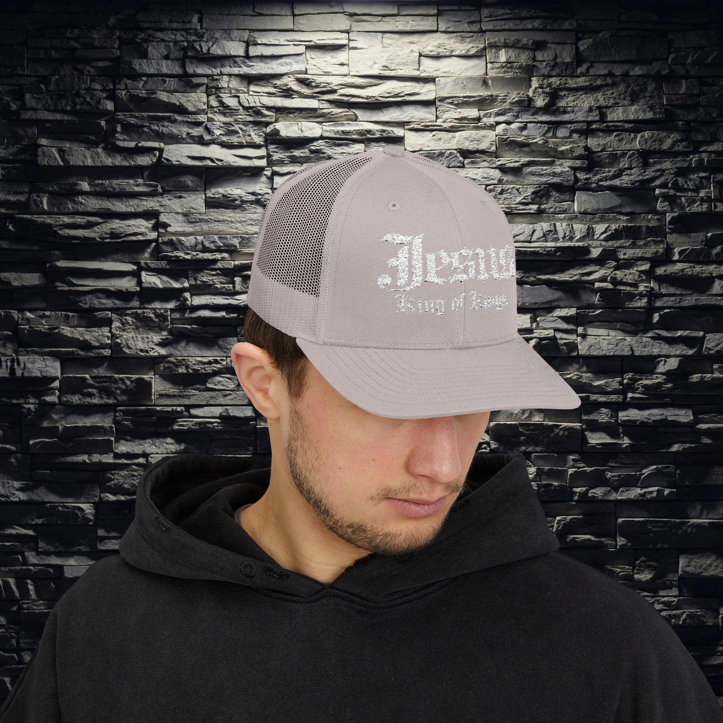 Jesus King of Kings Snapback Trucker Cap