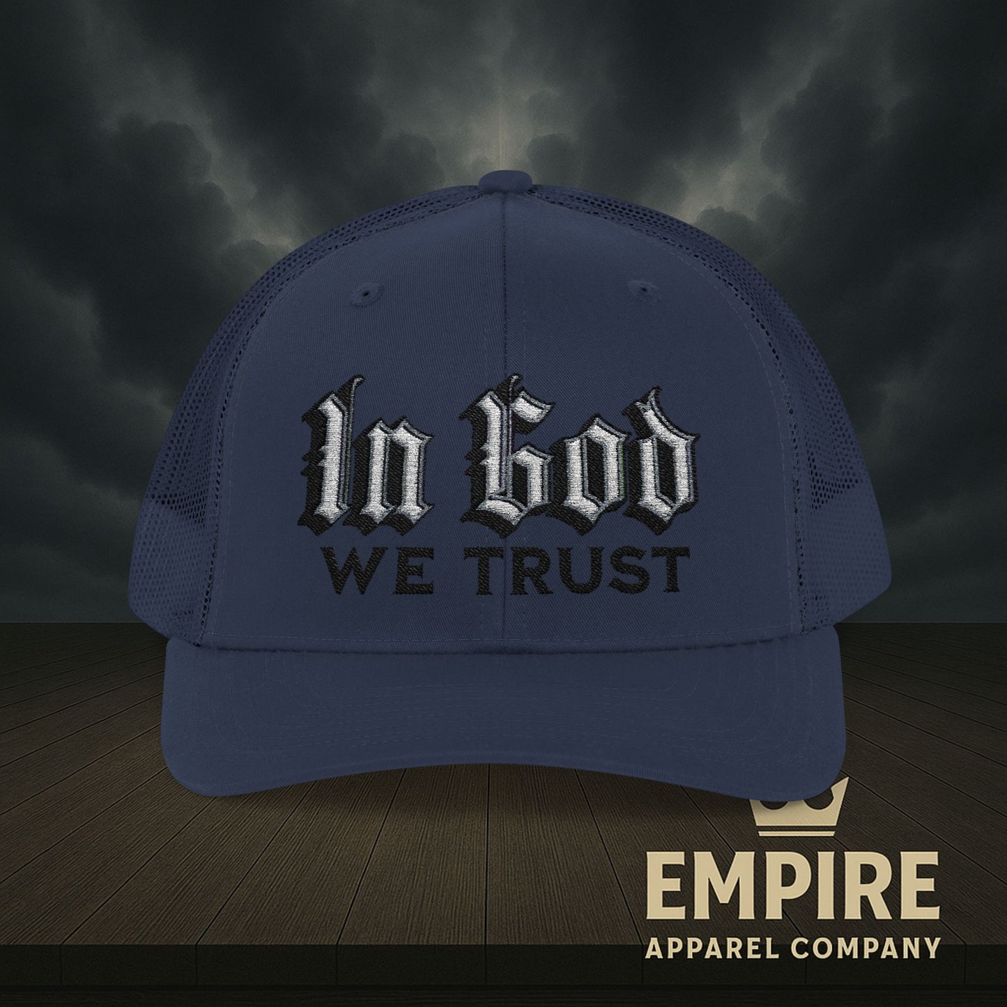 IN GOD WE TRUST" Snapback Trucker Hat | Patriotic Christian Hat
