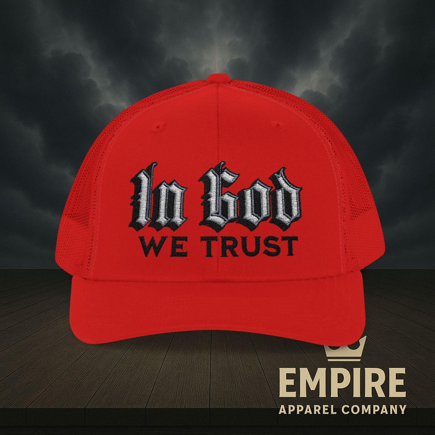 IN GOD WE TRUST" Snapback Trucker Hat | Patriotic Christian Hat