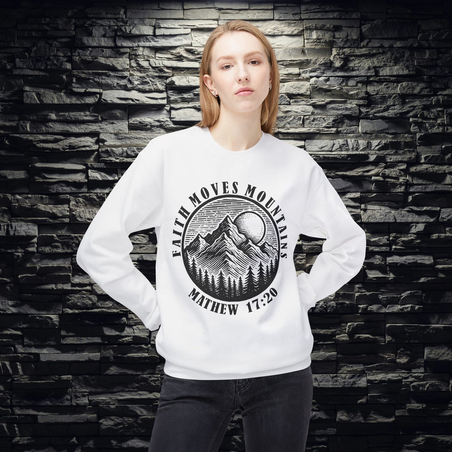 Faith Moves Mountains Sweatshirt
