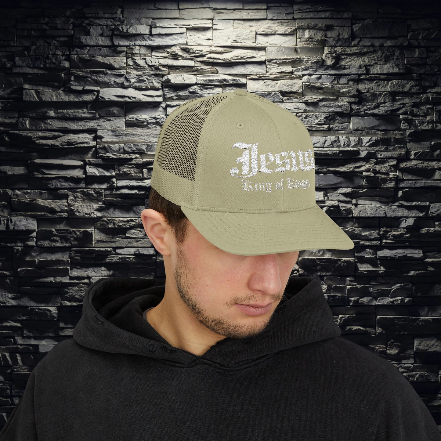 Jesus King of Kings Snapback Trucker Cap