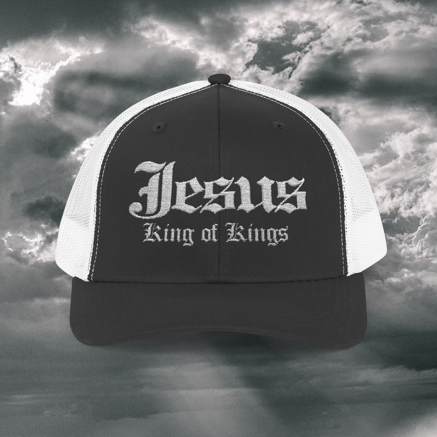Jesus King of Kings Snapback Trucker Cap