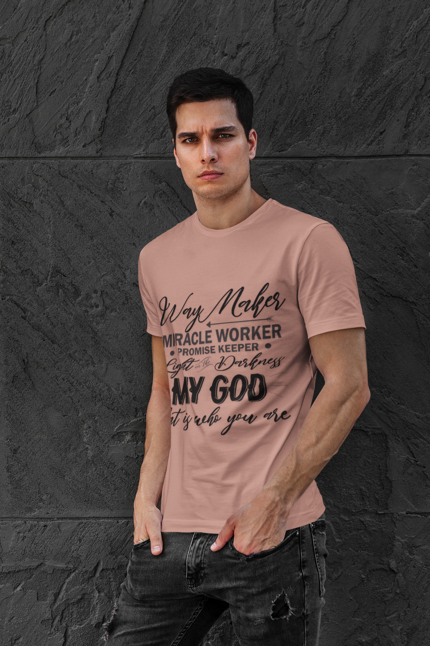 Way Maker T-Shirt - Inspirational Christian Tee | Unisex Everyday Religious Apparel, Faith-Based Bible Verse Shirt, Unisex Cotton Crew Tee,