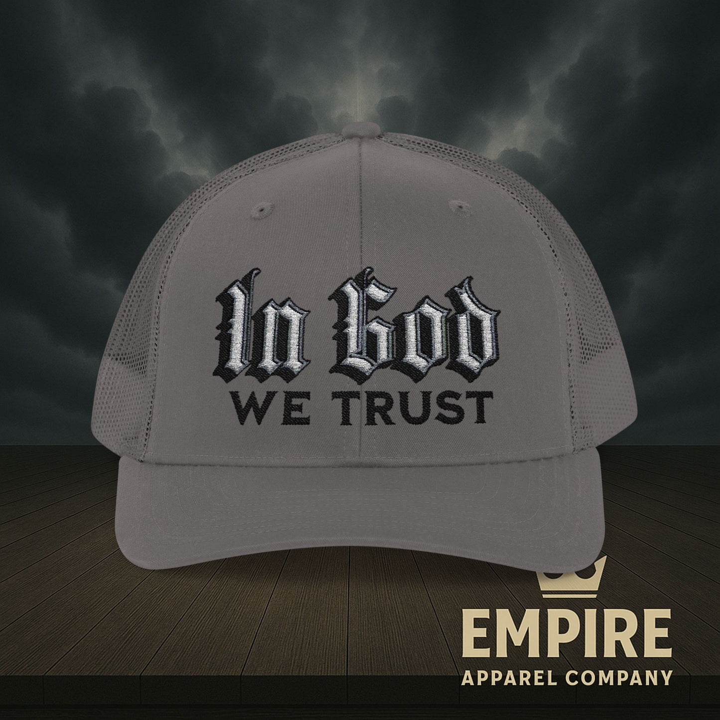 IN GOD WE TRUST" Snapback Trucker Hat | Patriotic Christian Hat