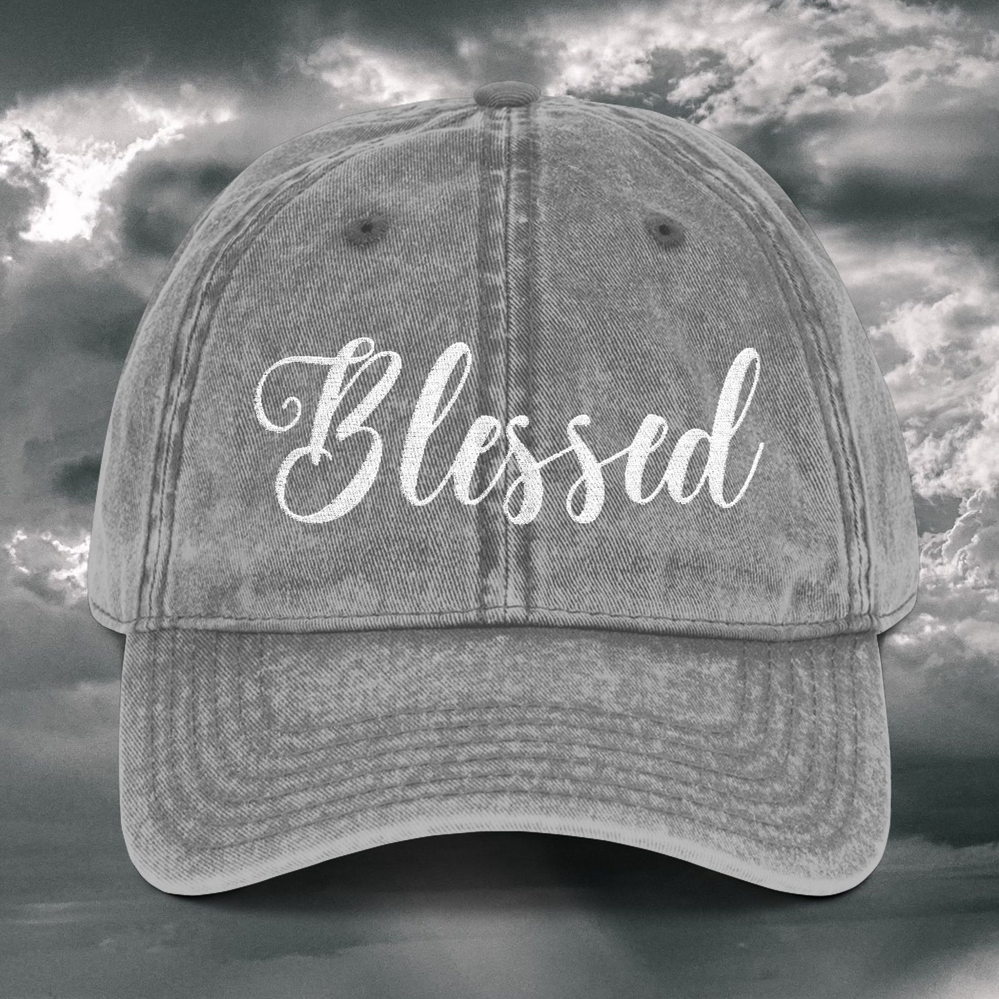 Blessed Vintage Embroidered Cap – Stylish Comfort for Everyday Wear