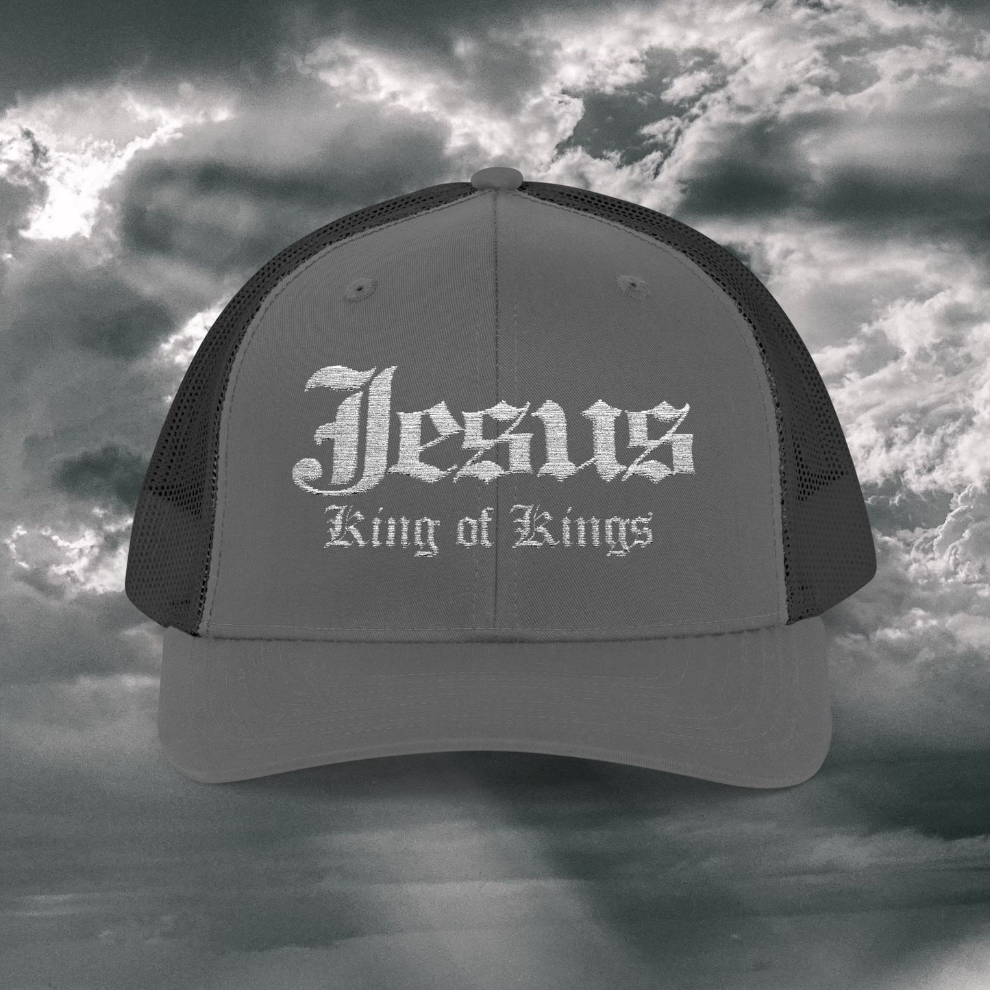 Jesus King of Kings Snapback Trucker Cap