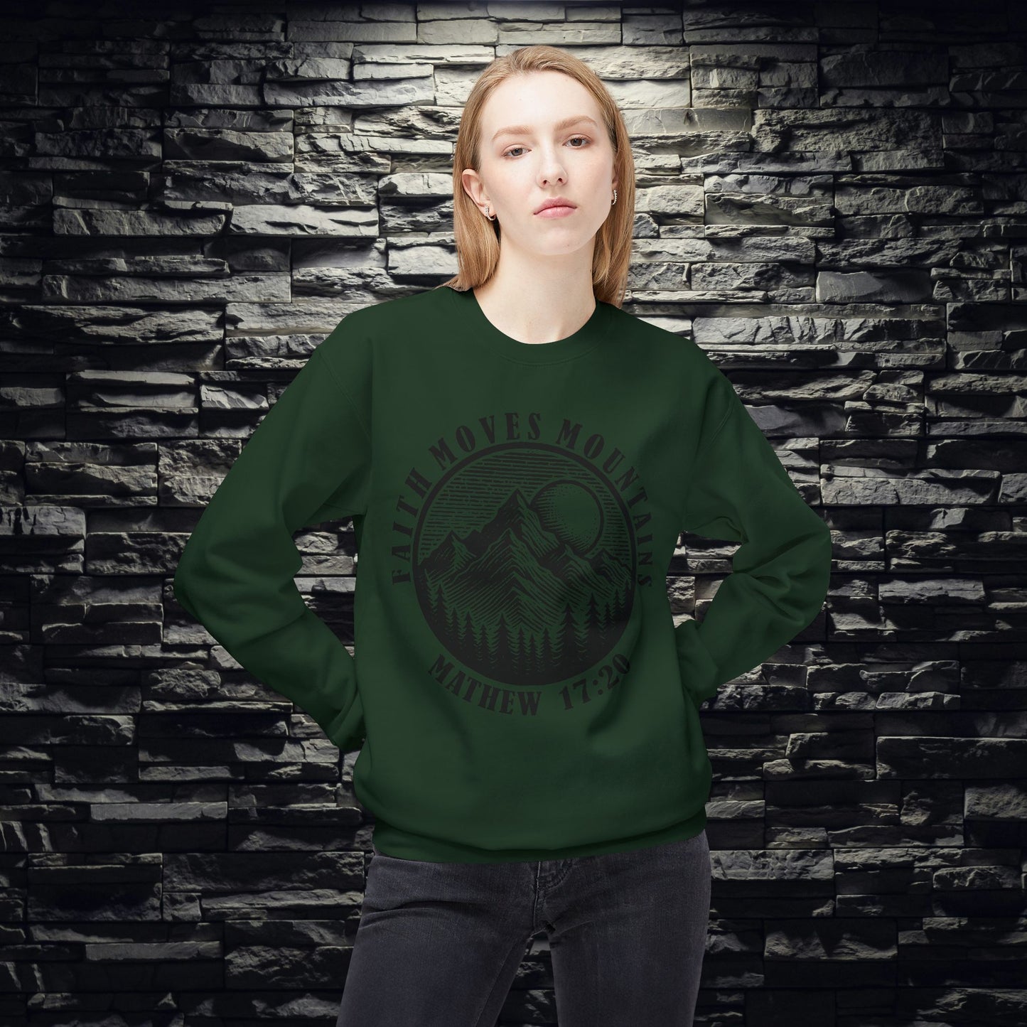 Faith Moves Mountains Sweatshirt