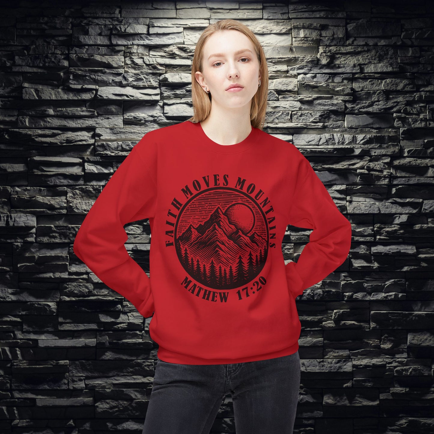 Faith Moves Mountains Sweatshirt