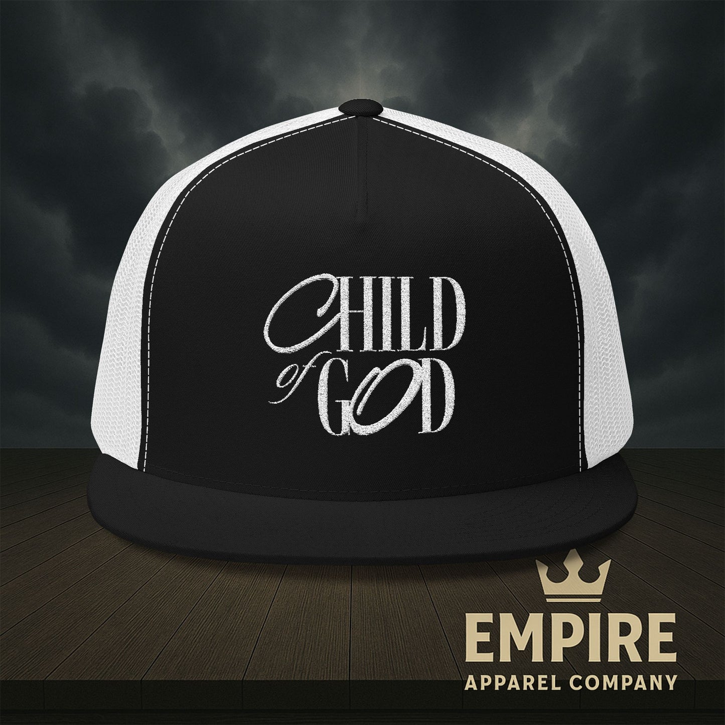 Embroidered Trucker Cap, Stylish Hat, Child of God Design, Faith-Based Apparel, Perfect Gift for Outdoor Activities, Summer Fashion