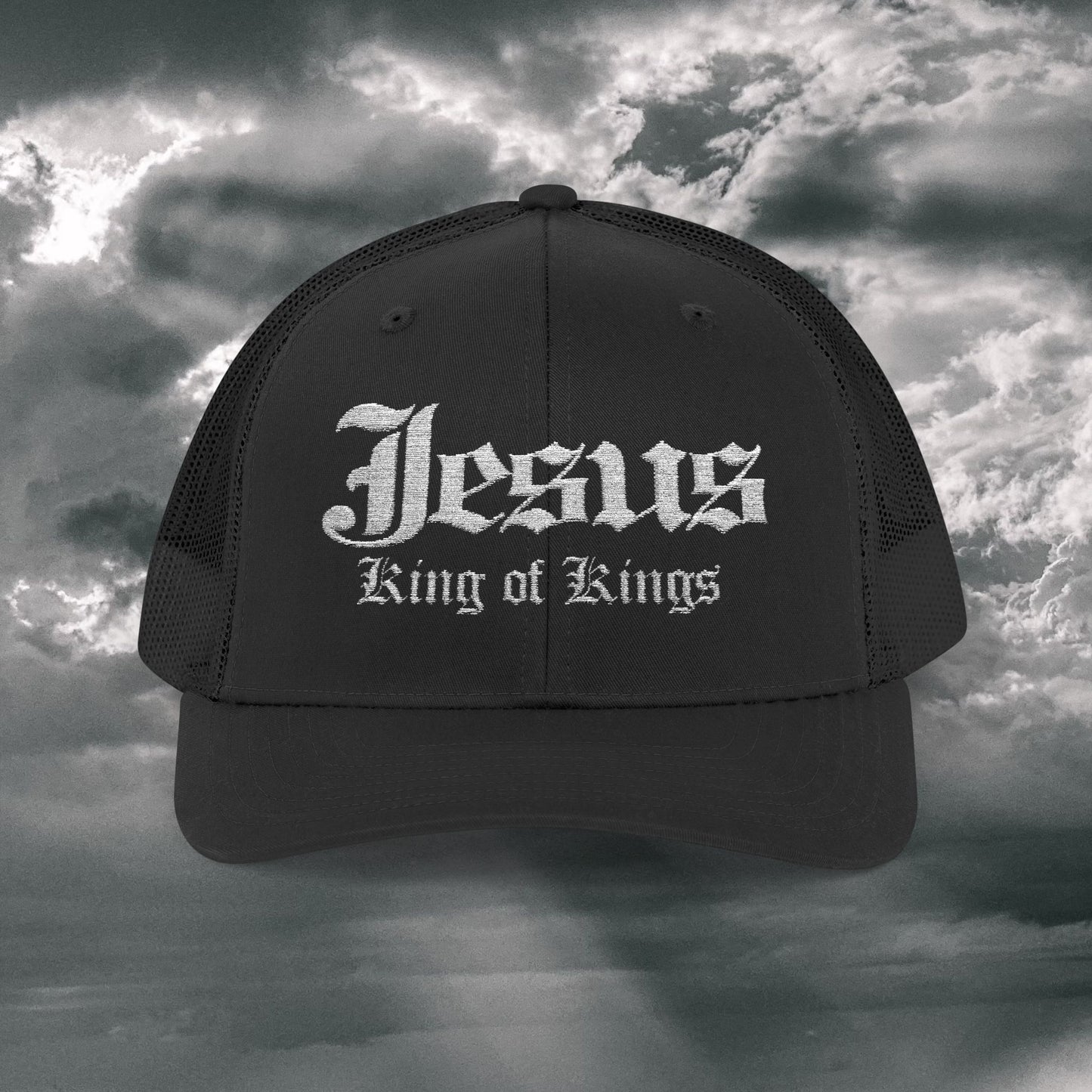 Jesus King of Kings Snapback Trucker Cap