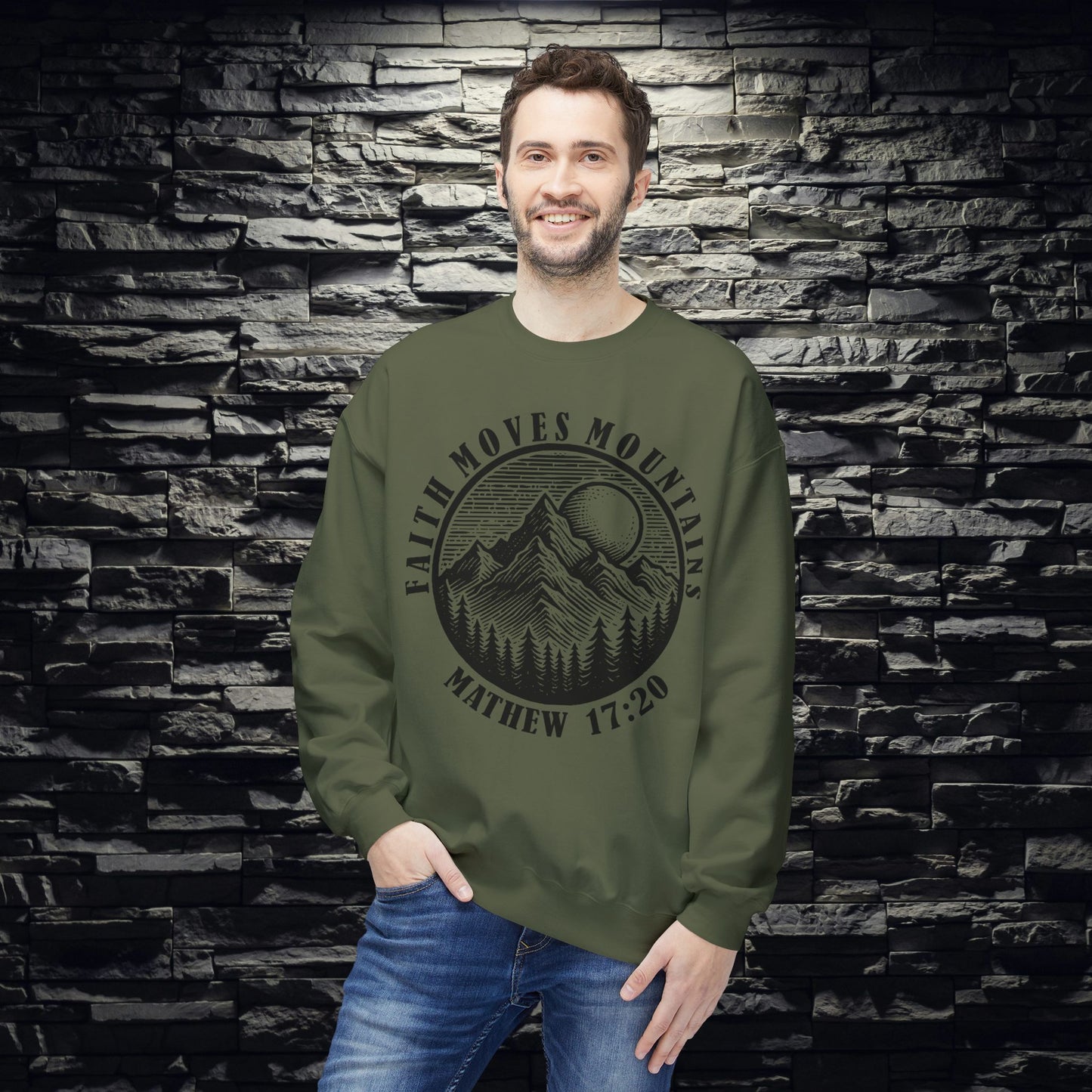 Faith Moves Mountains Sweatshirt