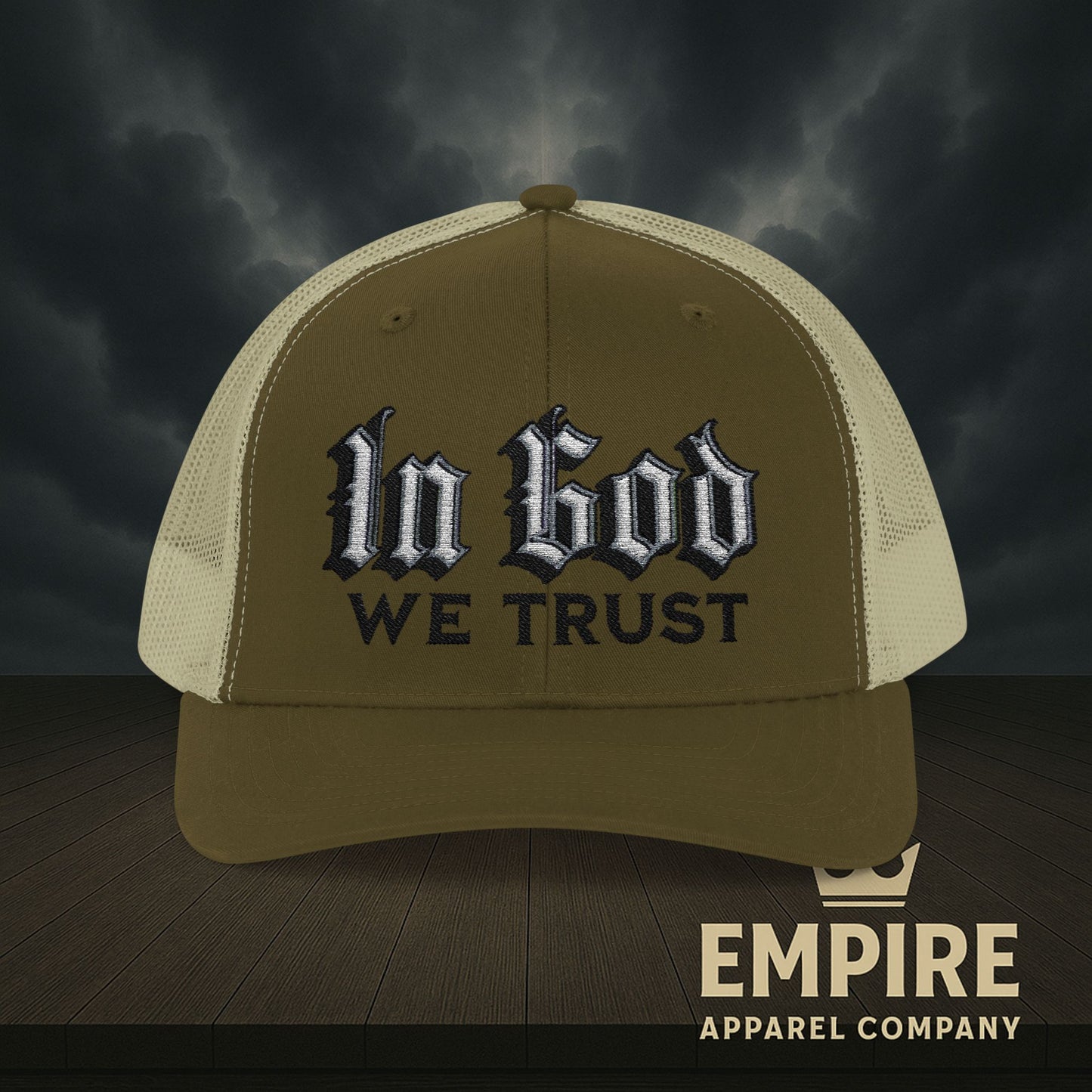 IN GOD WE TRUST" Snapback Trucker Hat | Patriotic Christian Hat