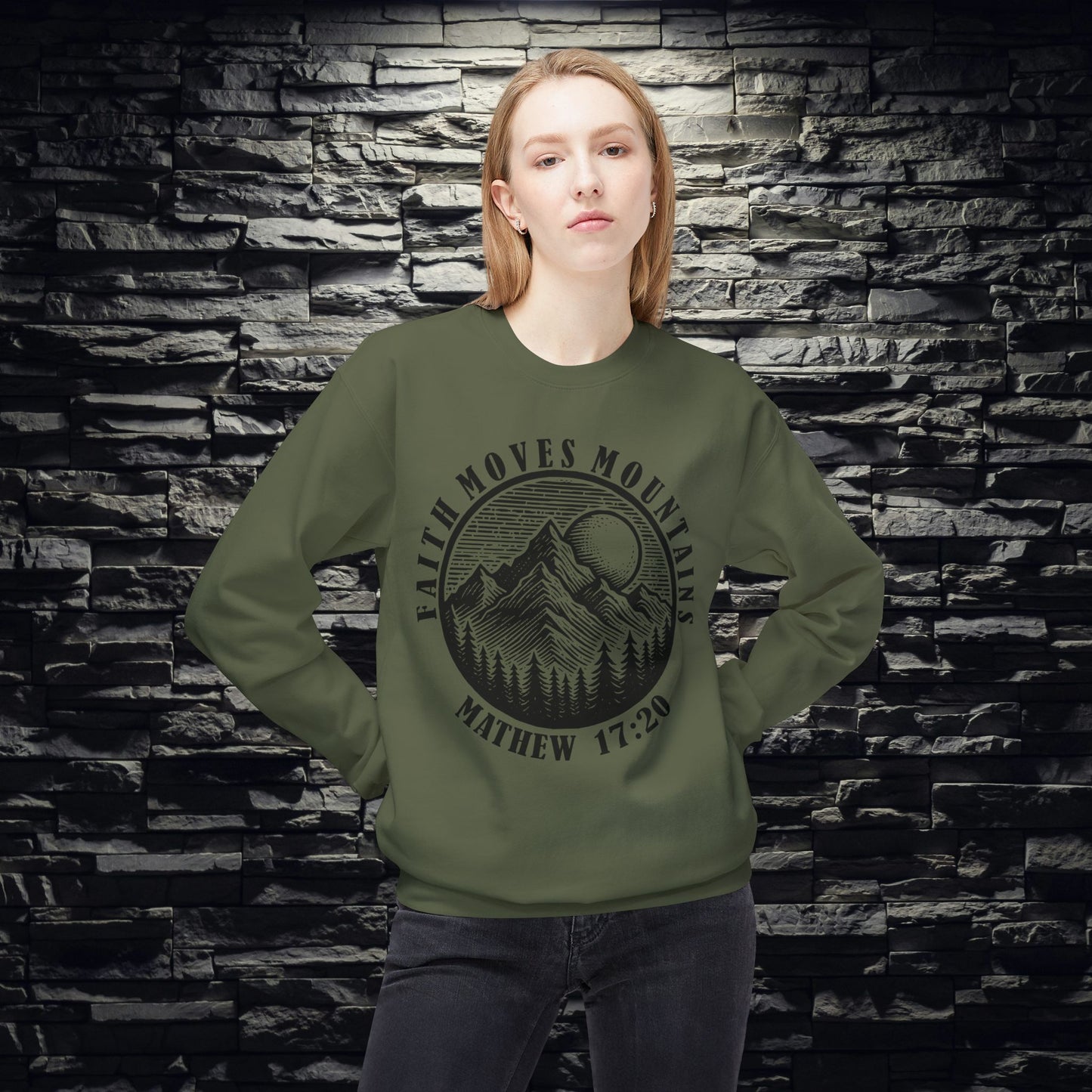 Faith Moves Mountains Sweatshirt