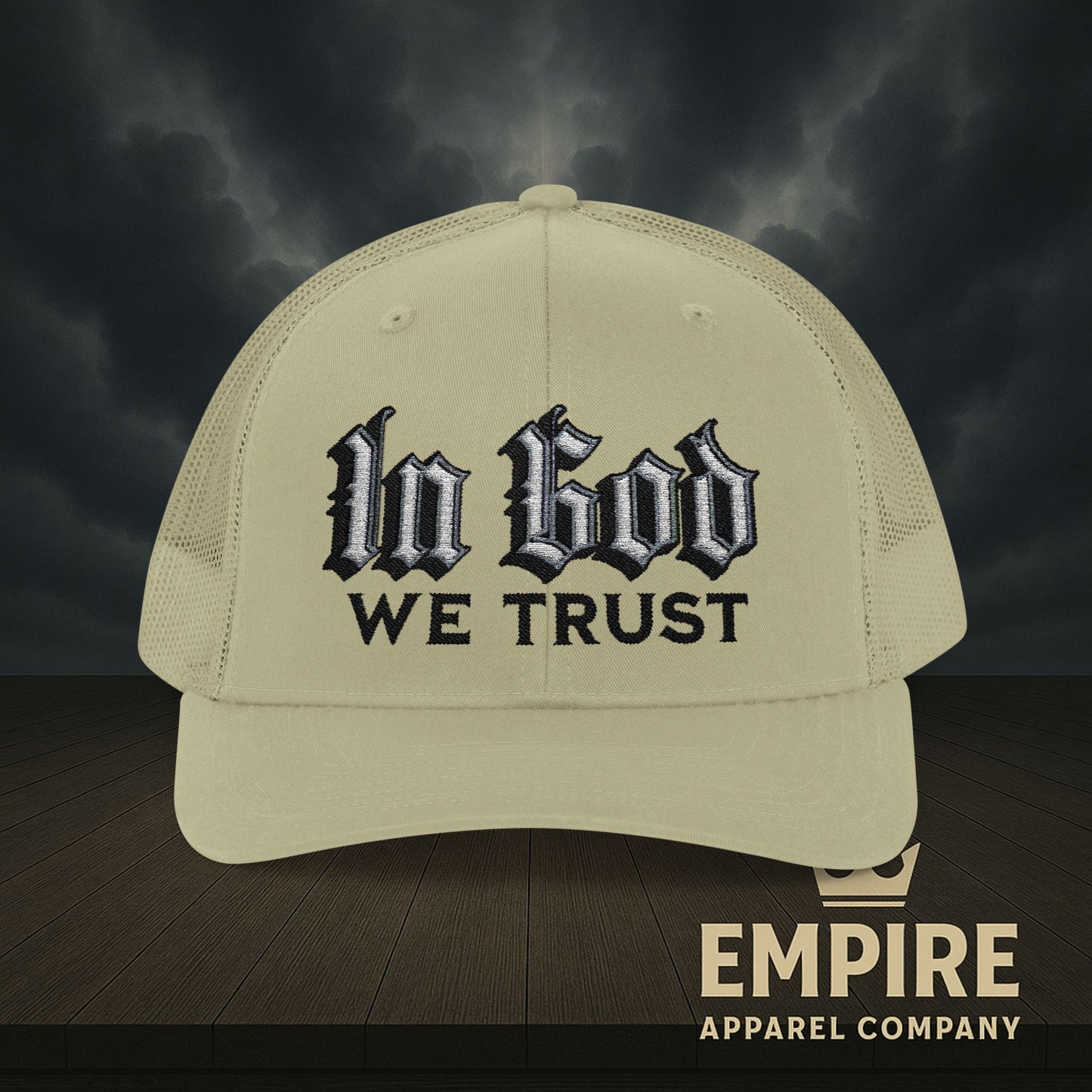 IN GOD WE TRUST" Snapback Trucker Hat | Patriotic Christian Hat