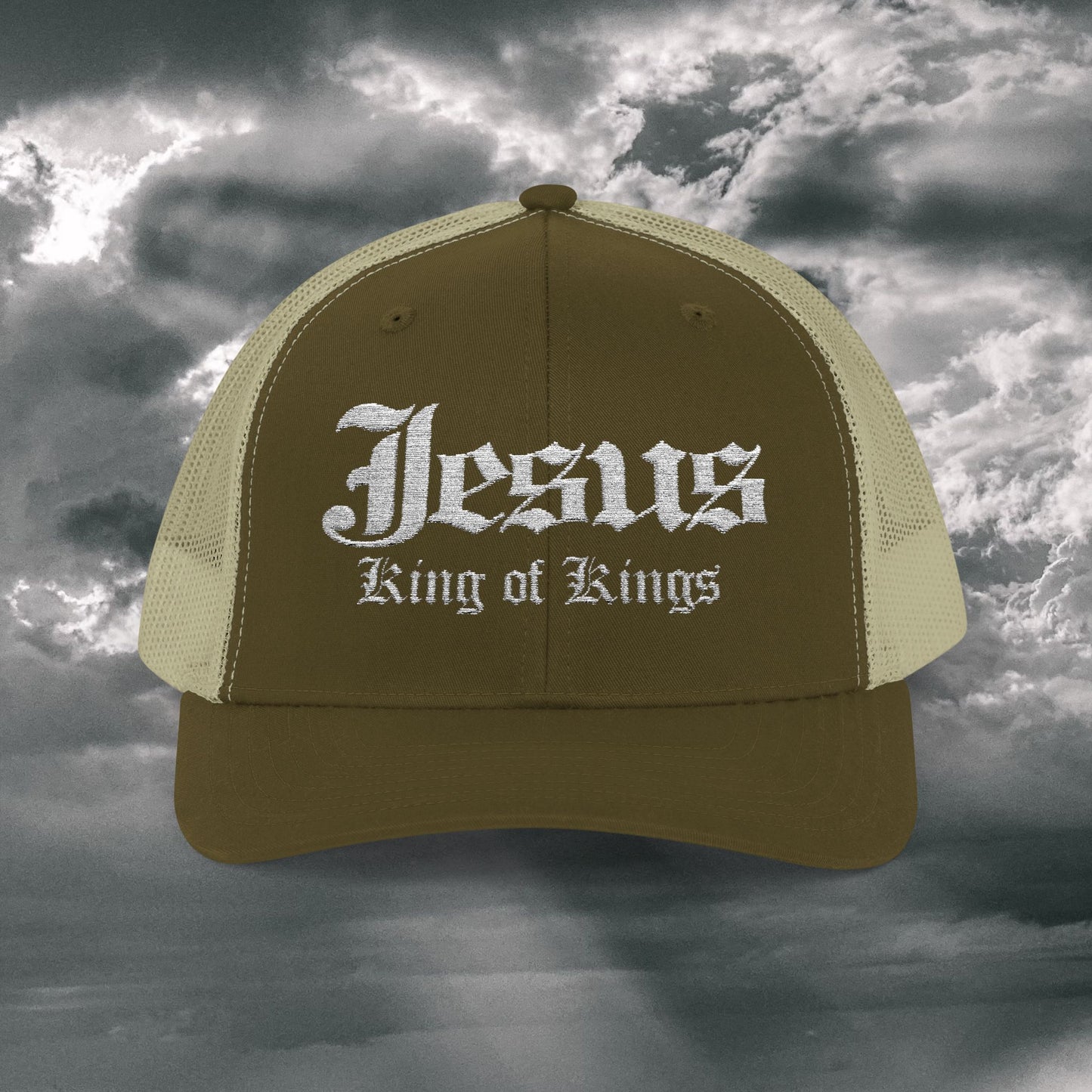 Jesus King of Kings Snapback Trucker Cap