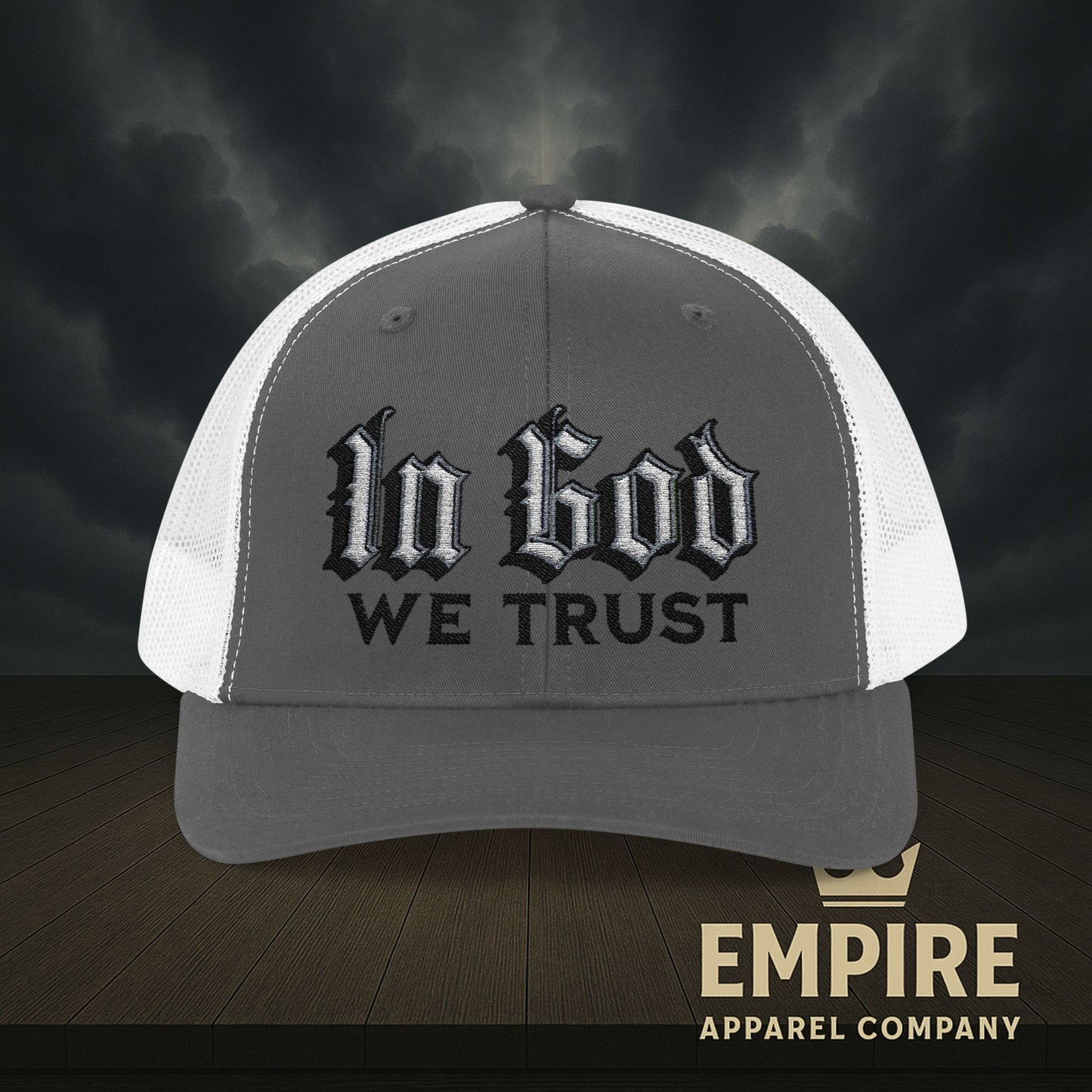 IN GOD WE TRUST" Snapback Trucker Hat | Patriotic Christian Hat