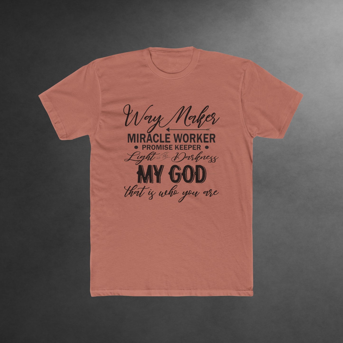 Way Maker T-Shirt - Inspirational Christian Tee | Unisex Everyday Religious Apparel, Faith-Based Bible Verse Shirt, Unisex Cotton Crew Tee,