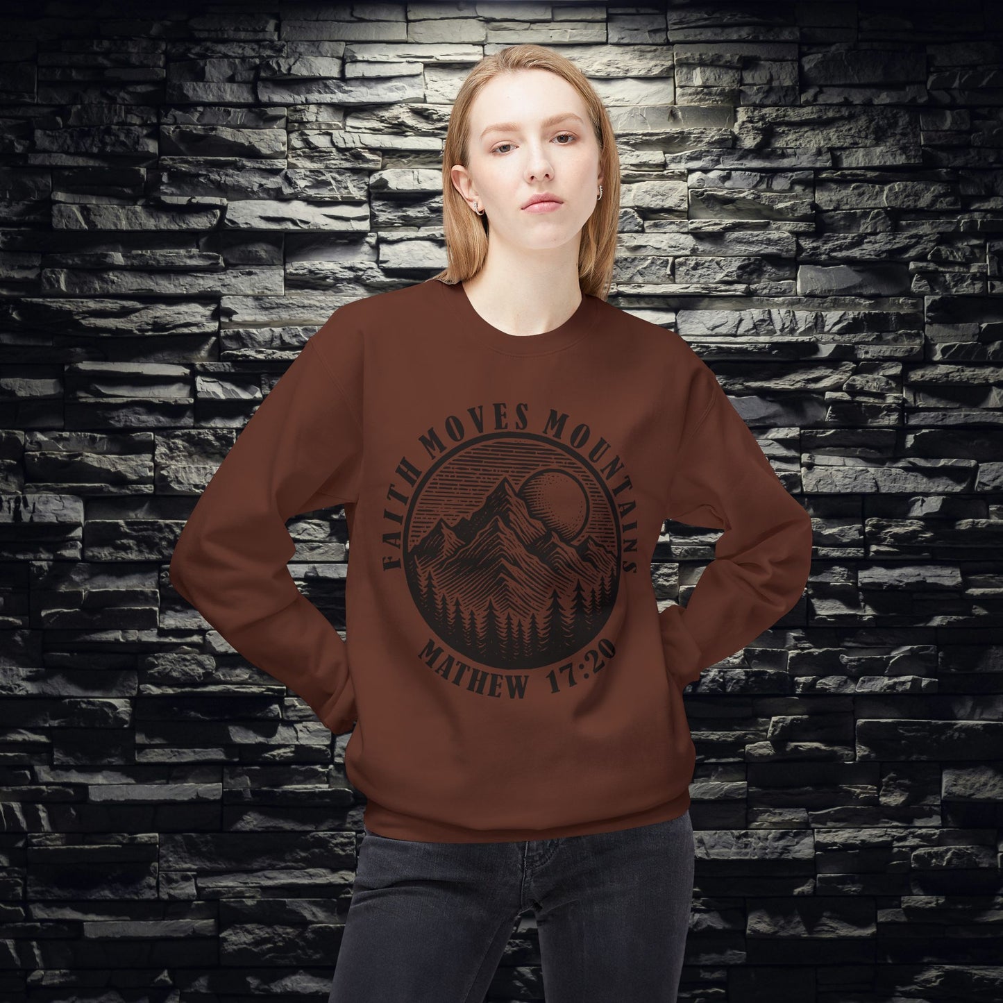 Faith Moves Mountains Sweatshirt
