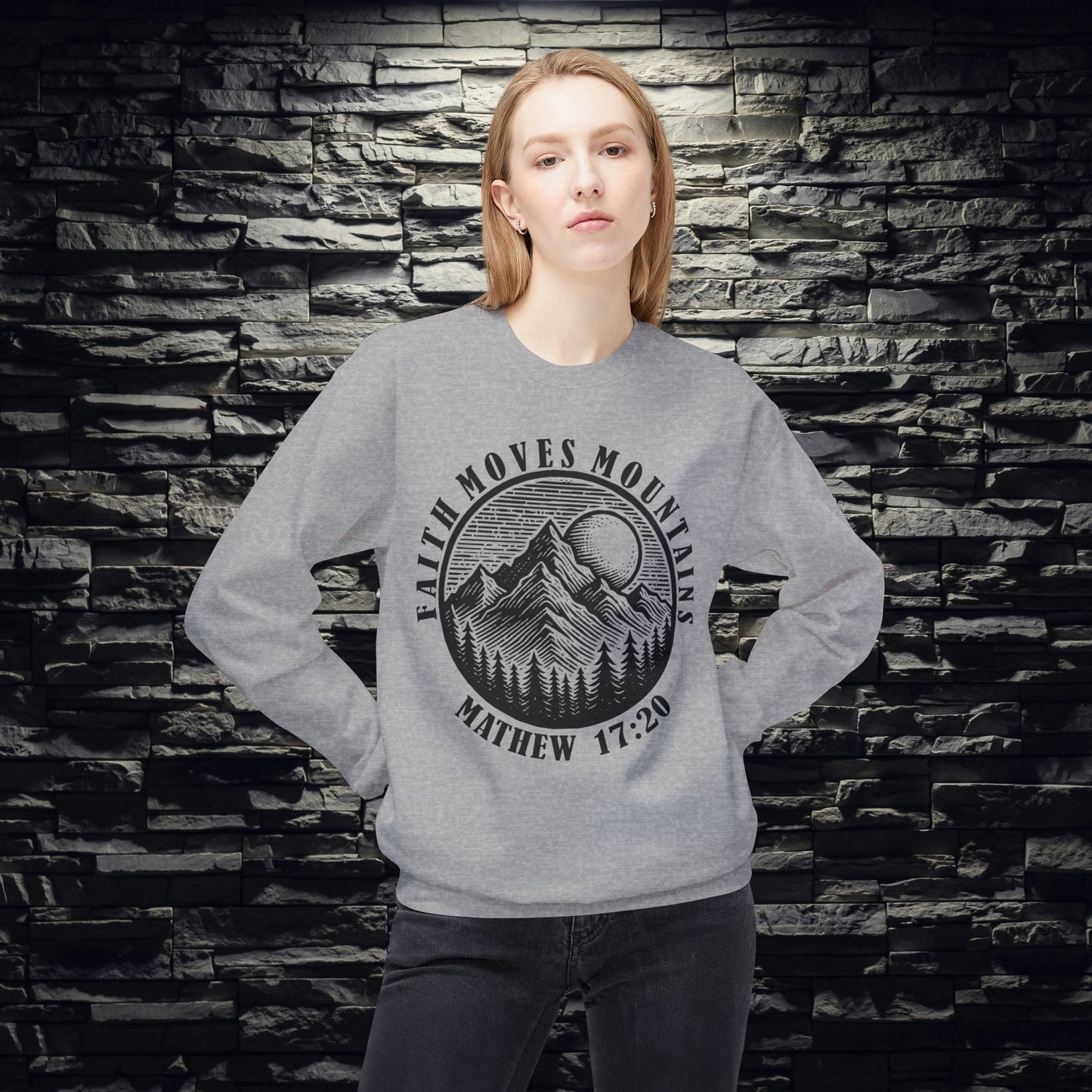 Faith Moves Mountains Sweatshirt