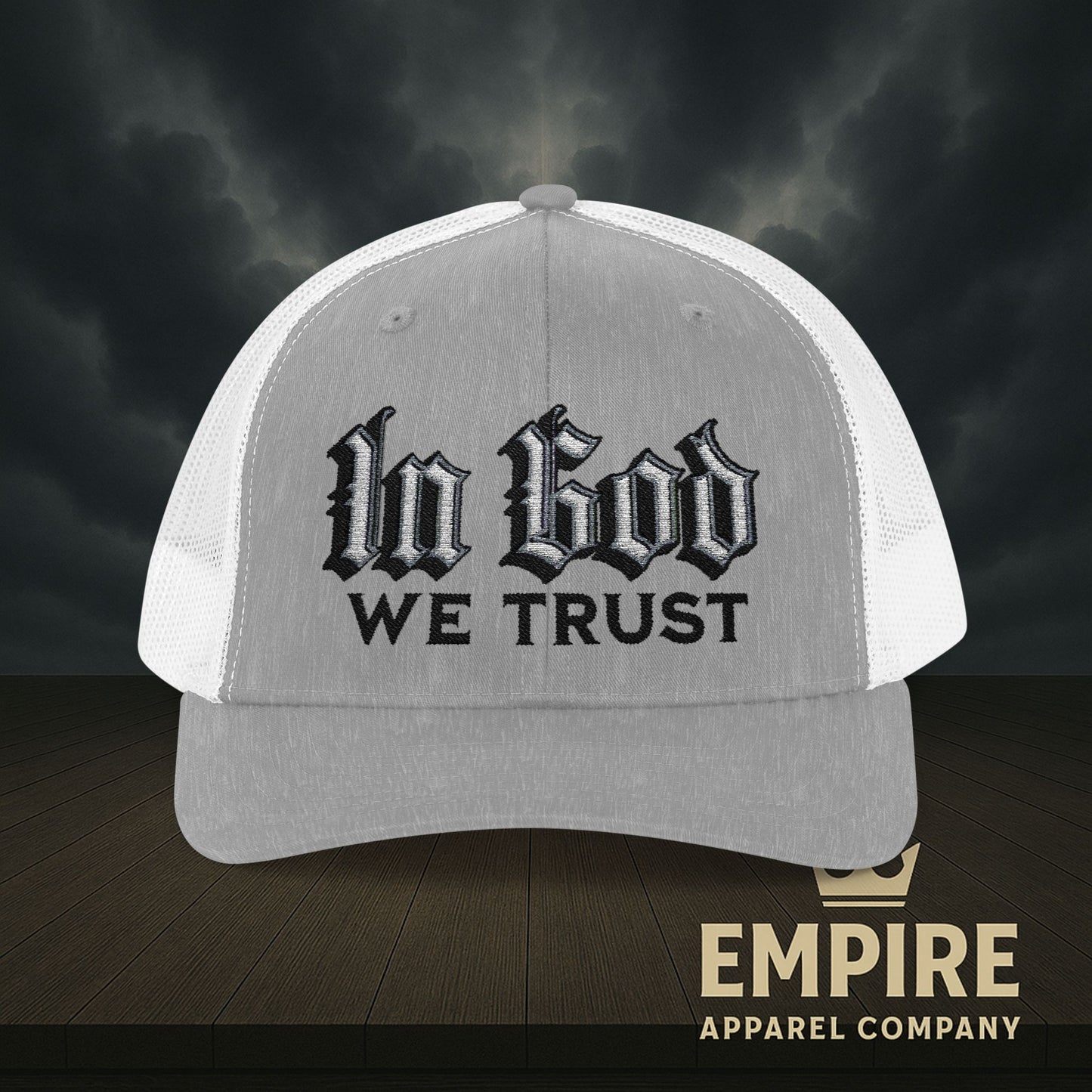 IN GOD WE TRUST" Snapback Trucker Hat | Patriotic Christian Hat