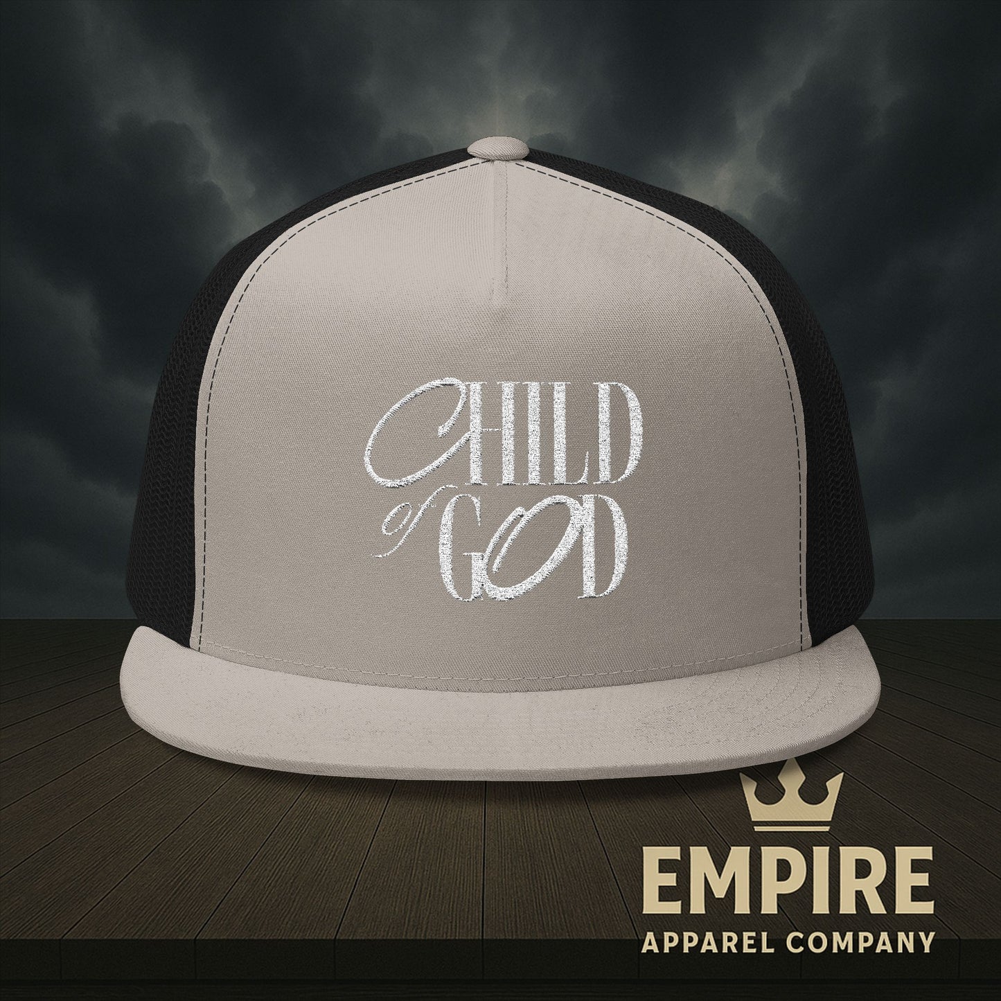 Embroidered Trucker Cap, Stylish Hat, Child of God Design, Faith-Based Apparel, Perfect Gift for Outdoor Activities, Summer Fashion