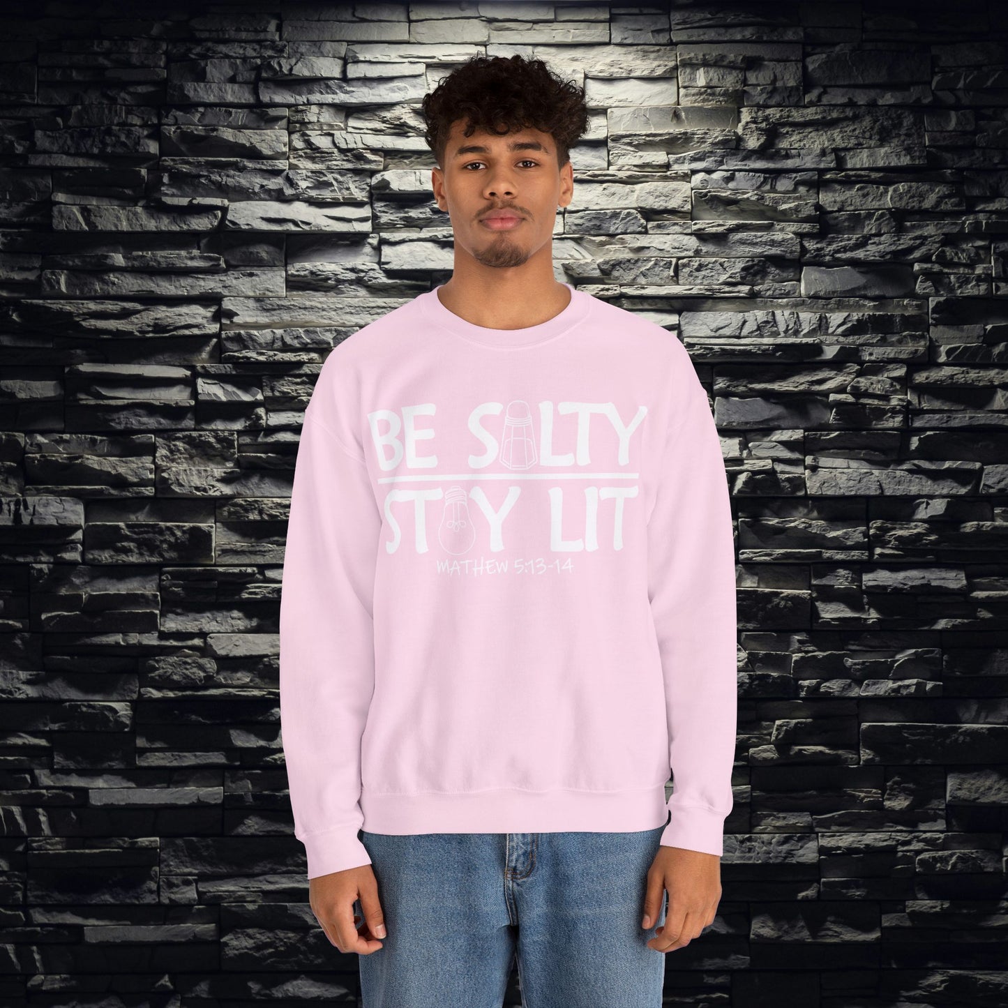 Be Salty Stay Lit Christian Sweatshirt