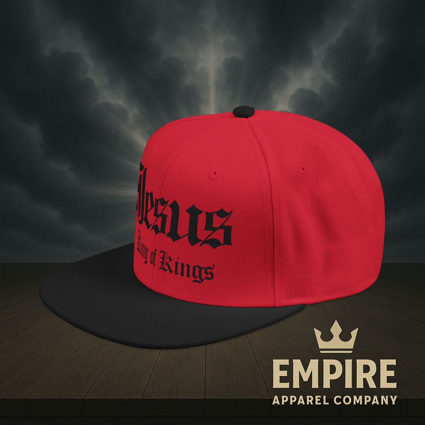 Snapback Jesus King of Kings Embroidered Hat