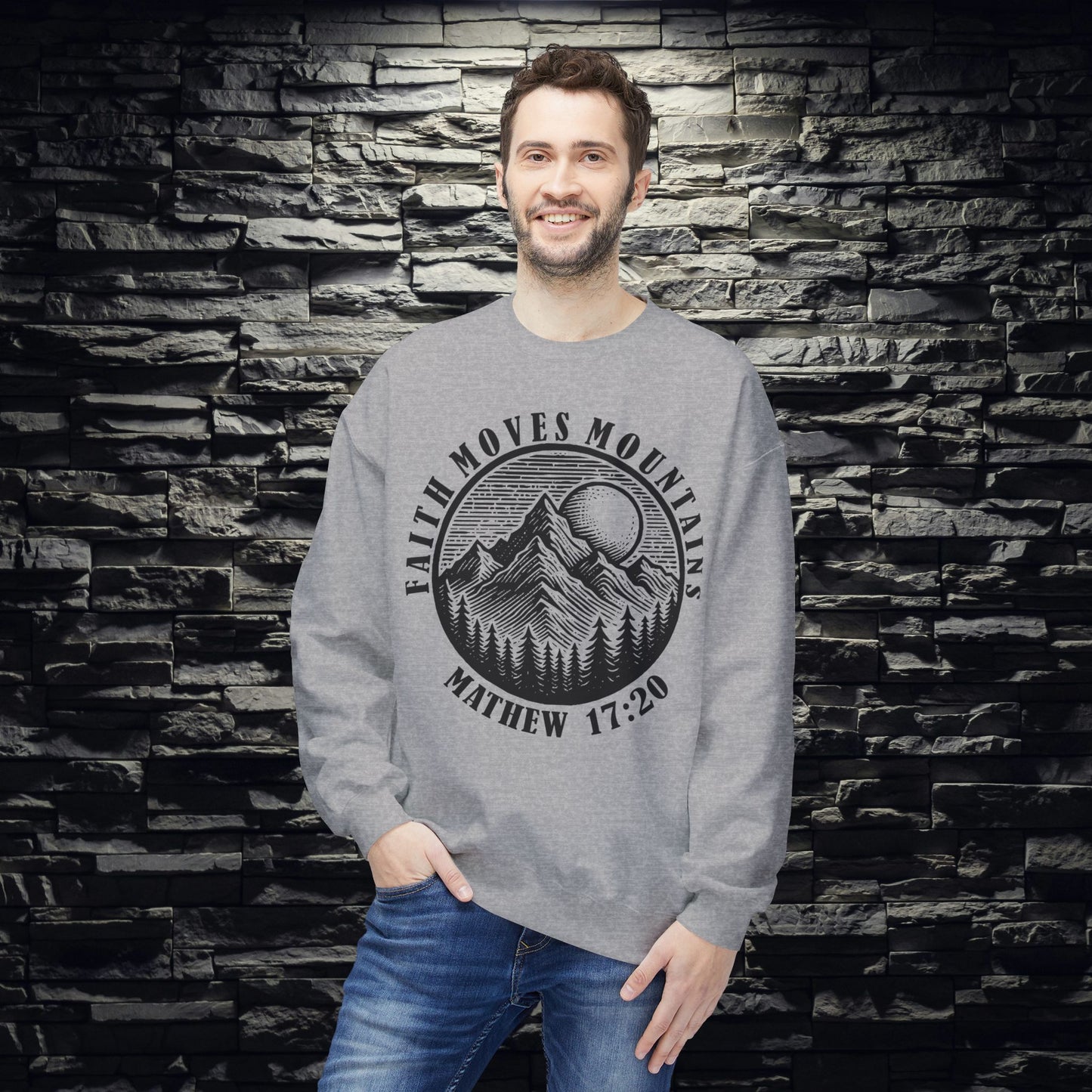 Faith Moves Mountains Sweatshirt