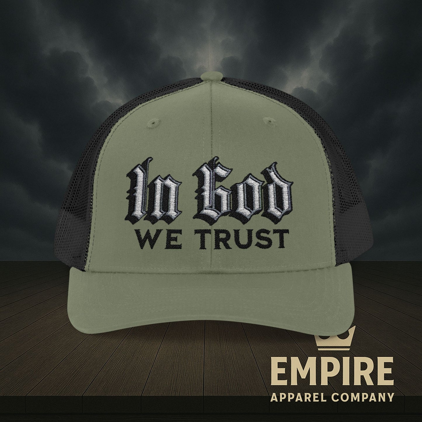 IN GOD WE TRUST" Snapback Trucker Hat | Patriotic Christian Hat
