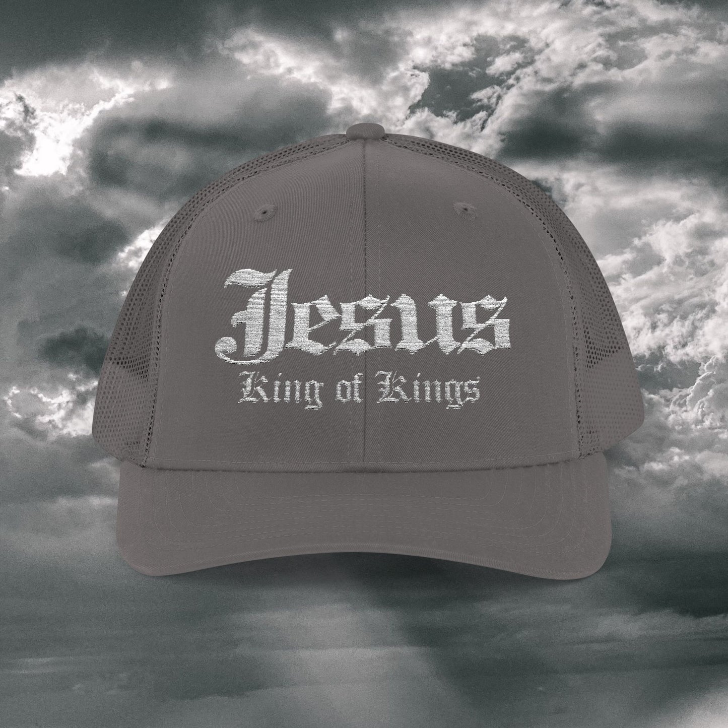 Jesus King of Kings Snapback Trucker Cap