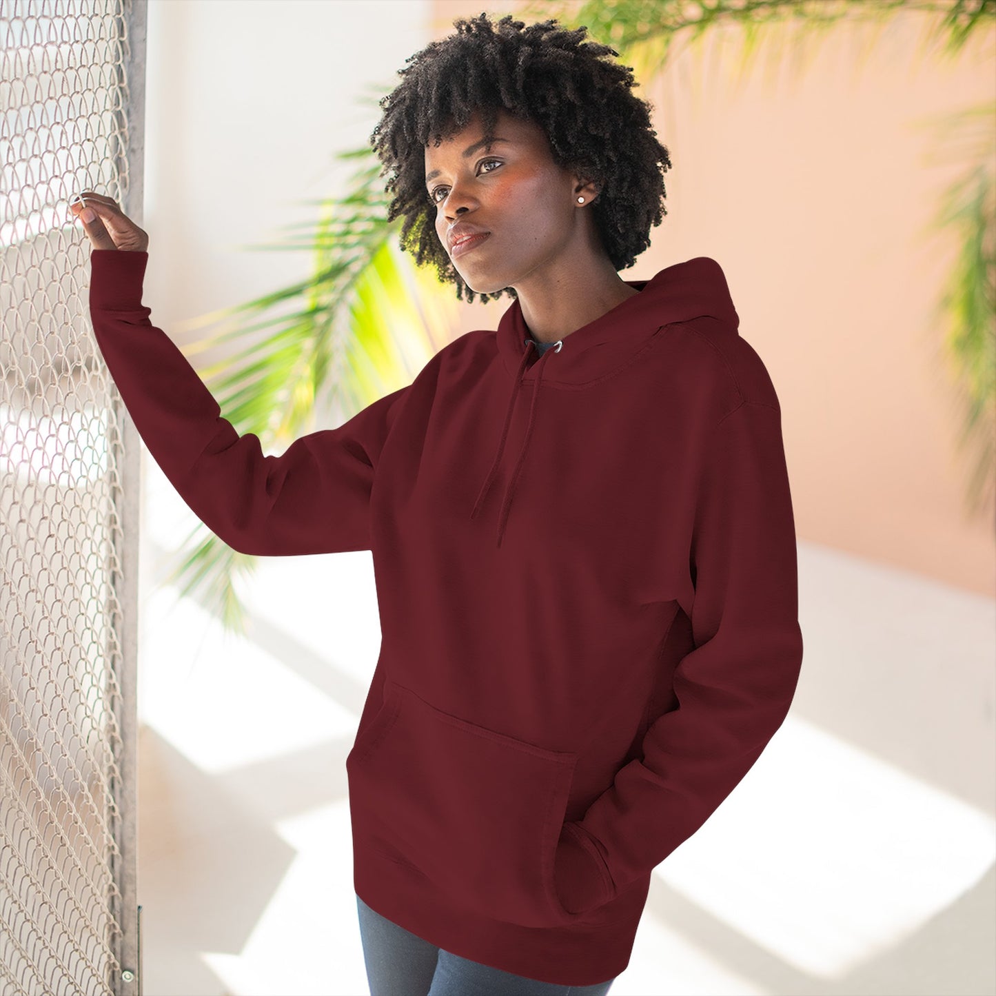 Child of God Three-Panel Fleece Hoodie, Christian Faith-Based Hoodie, Religious Embroidered Sweatshirt, Inspirational Gift for Believers
