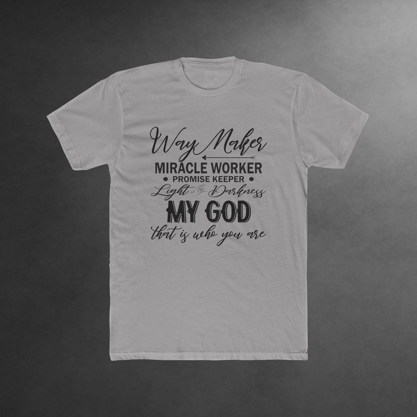 Way Maker T-Shirt - Inspirational Christian Tee | Unisex Everyday Religious Apparel, Faith-Based Bible Verse Shirt, Unisex Cotton Crew Tee,