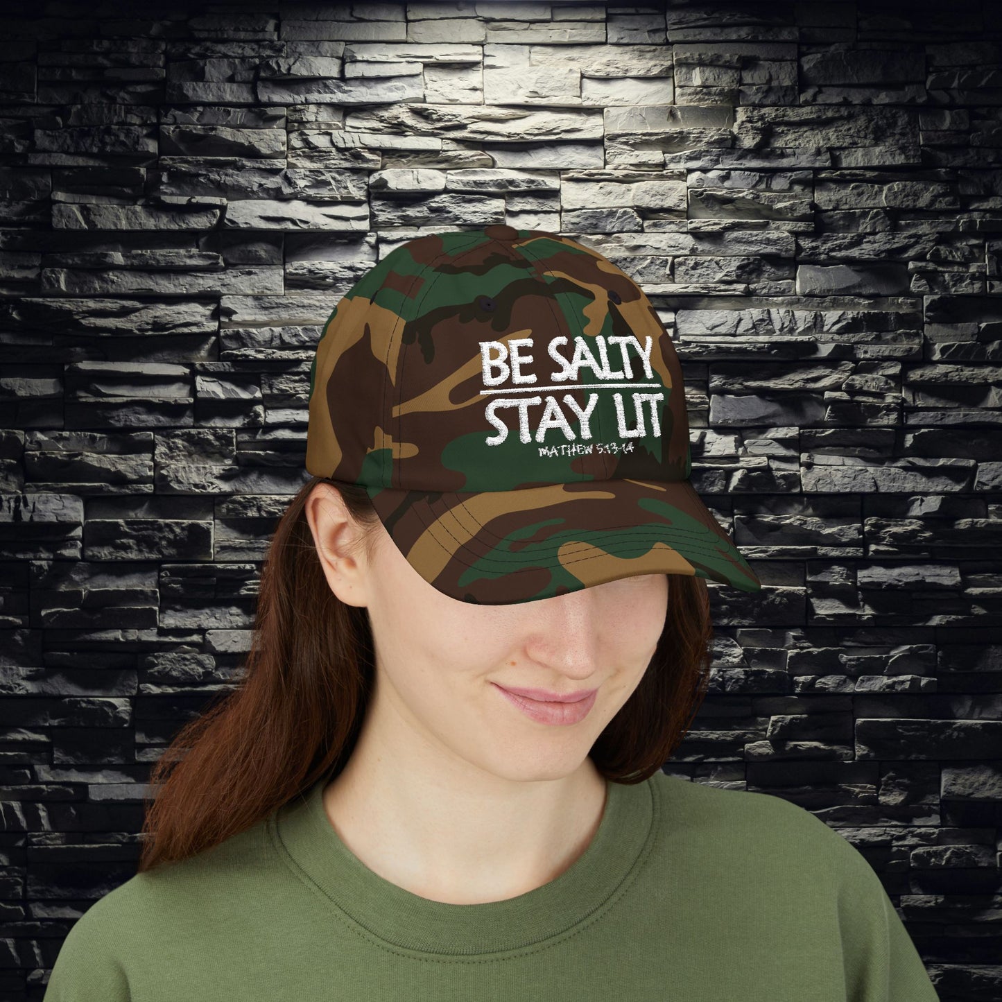 Be Salty Stay Lit Dad Hat