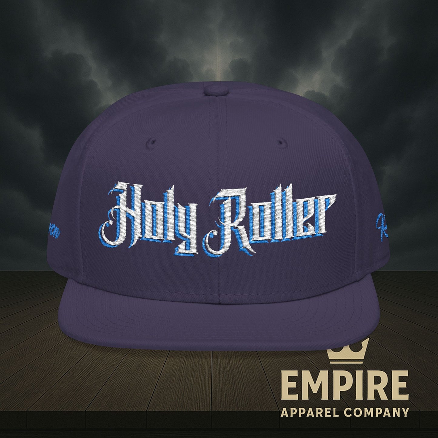Holy Roller Embroidered Snapback Hat