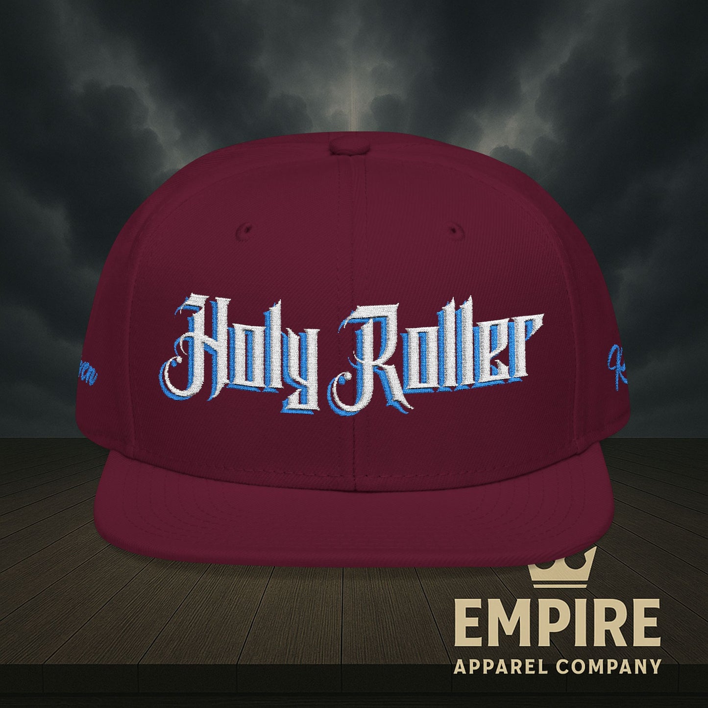 Holy Roller Embroidered Snapback Hat