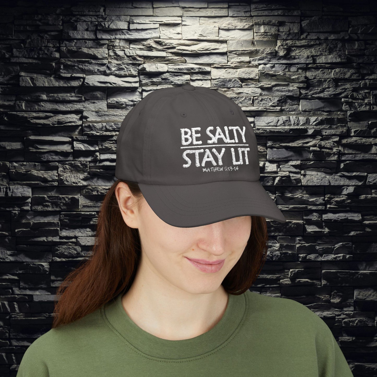 Be Salty Stay Lit Dad Hat