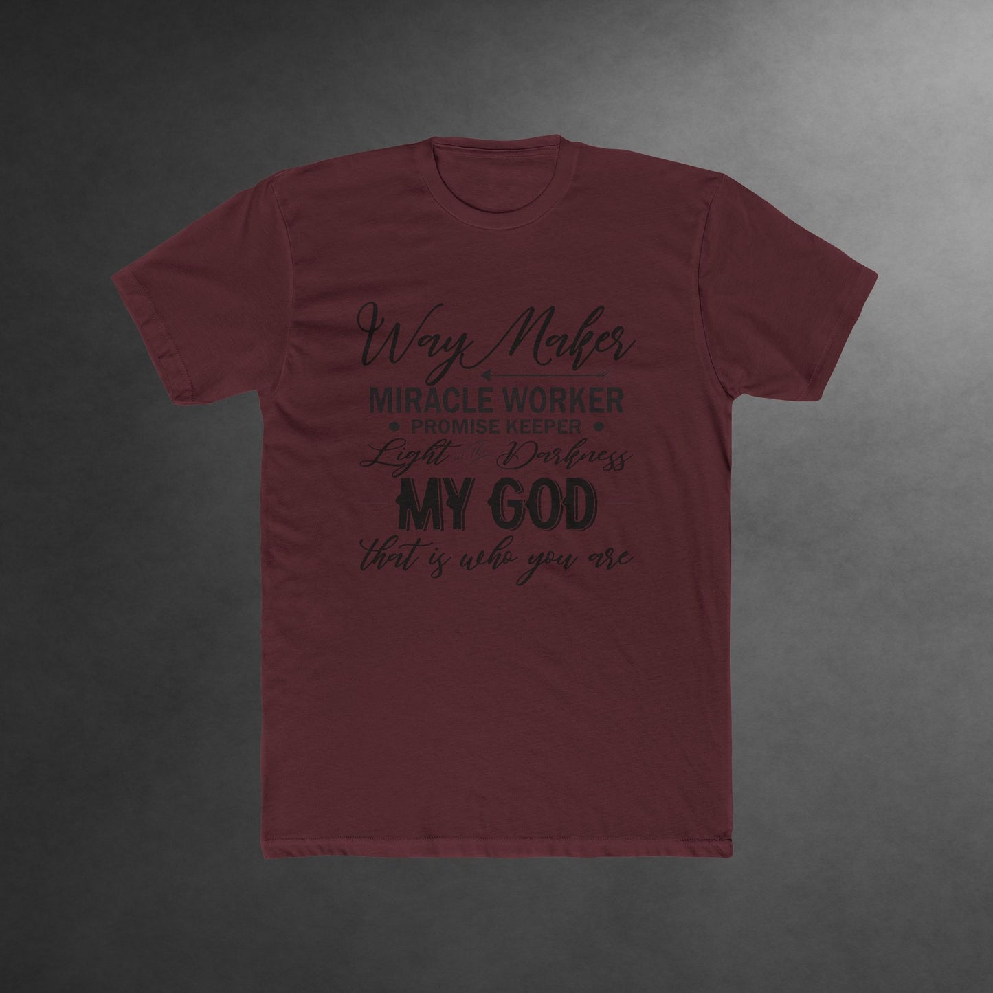 Way Maker T-Shirt - Inspirational Christian Tee | Unisex Everyday Religious Apparel, Faith-Based Bible Verse Shirt, Unisex Cotton Crew Tee,