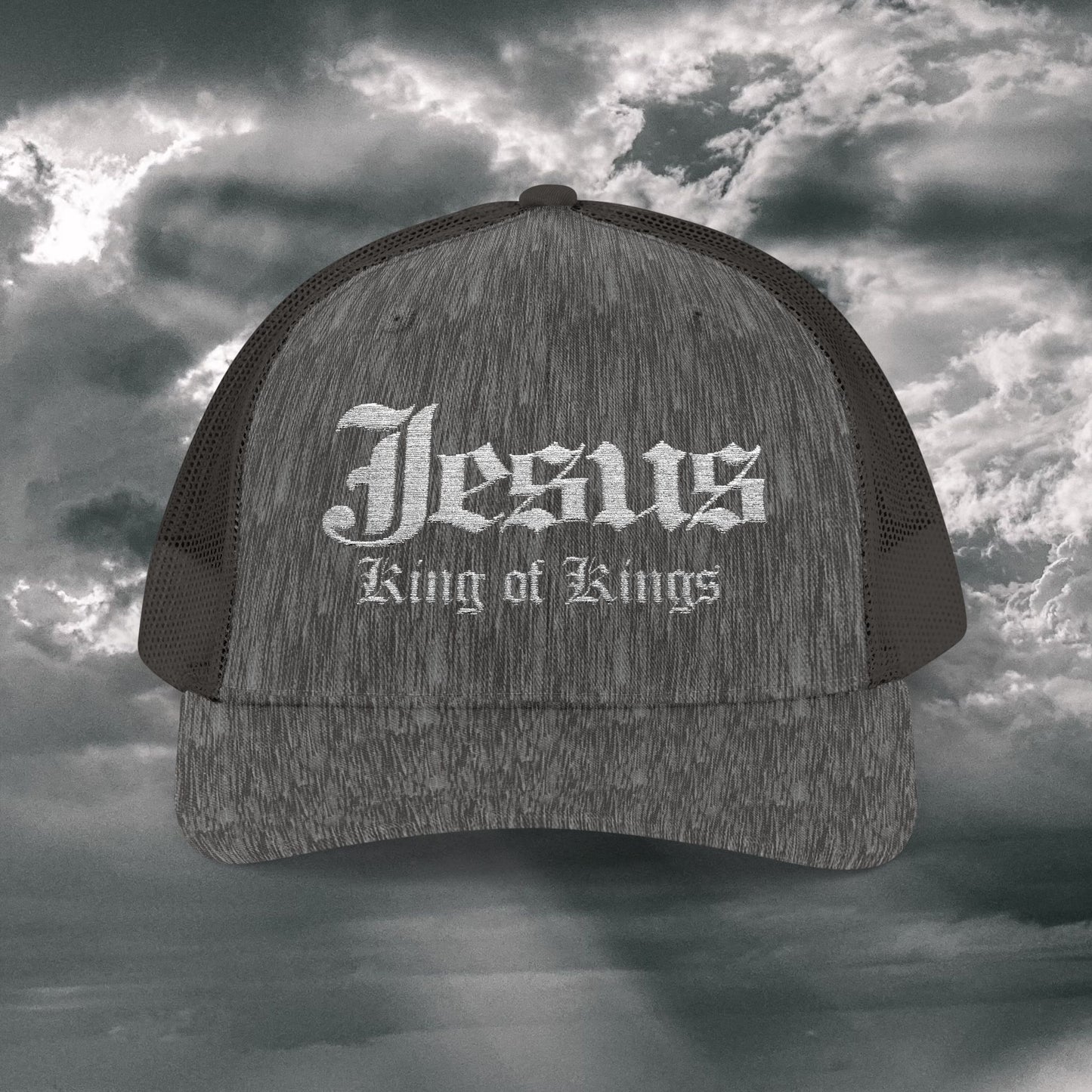 Jesus King of Kings Snapback Trucker Cap